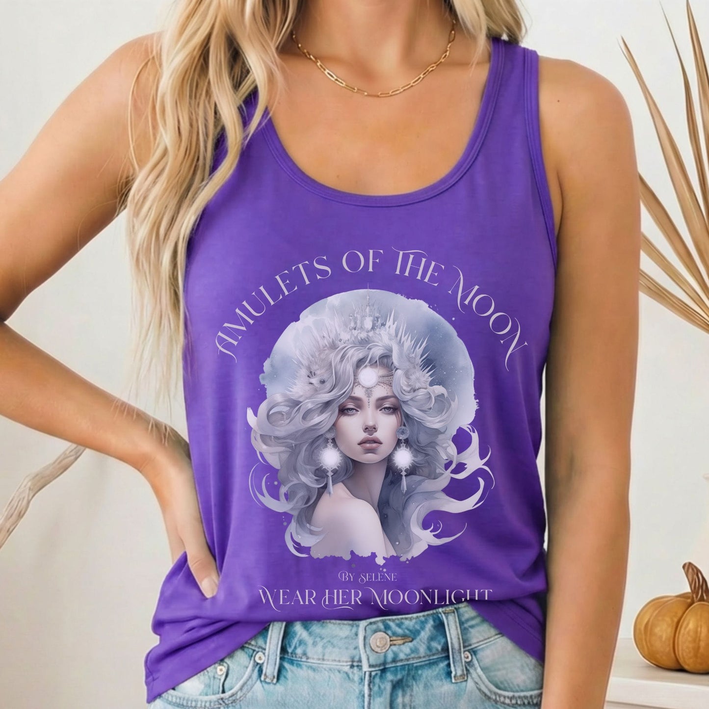 Tank Tops Solid Purple Rush / XS Design 217 Tank Top The Mystic Eden