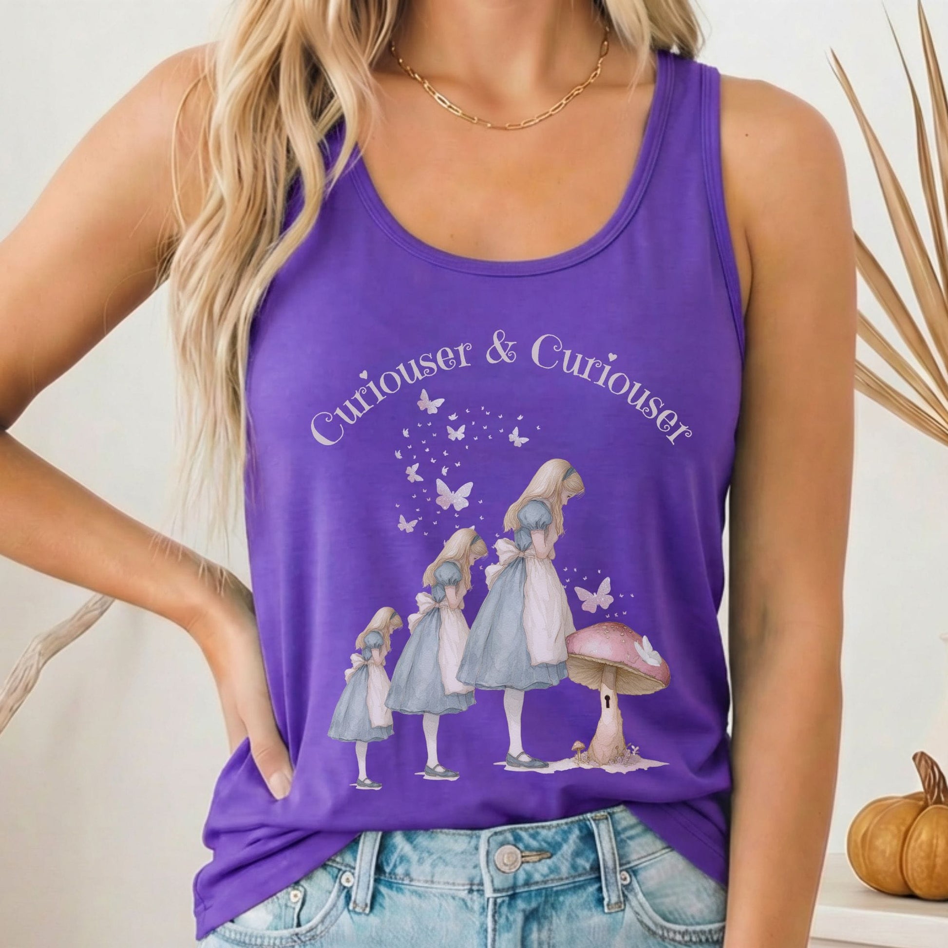 Tank Tops Solid Purple Rush / XS Design 257 Tank Top The Mystic Eden