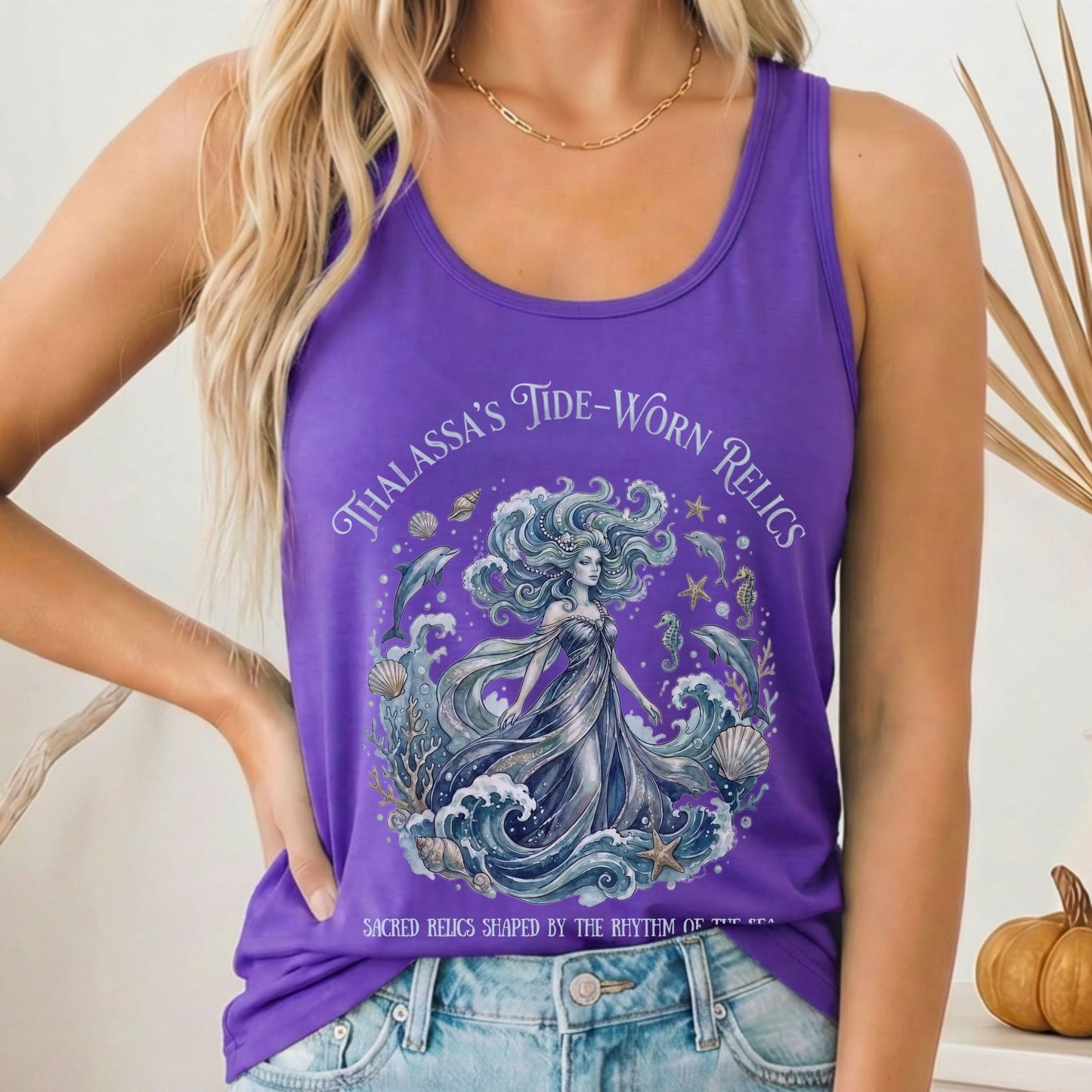 Tank Tops Solid Purple Rush / XS Design 287 Tank Top The Mystic Eden