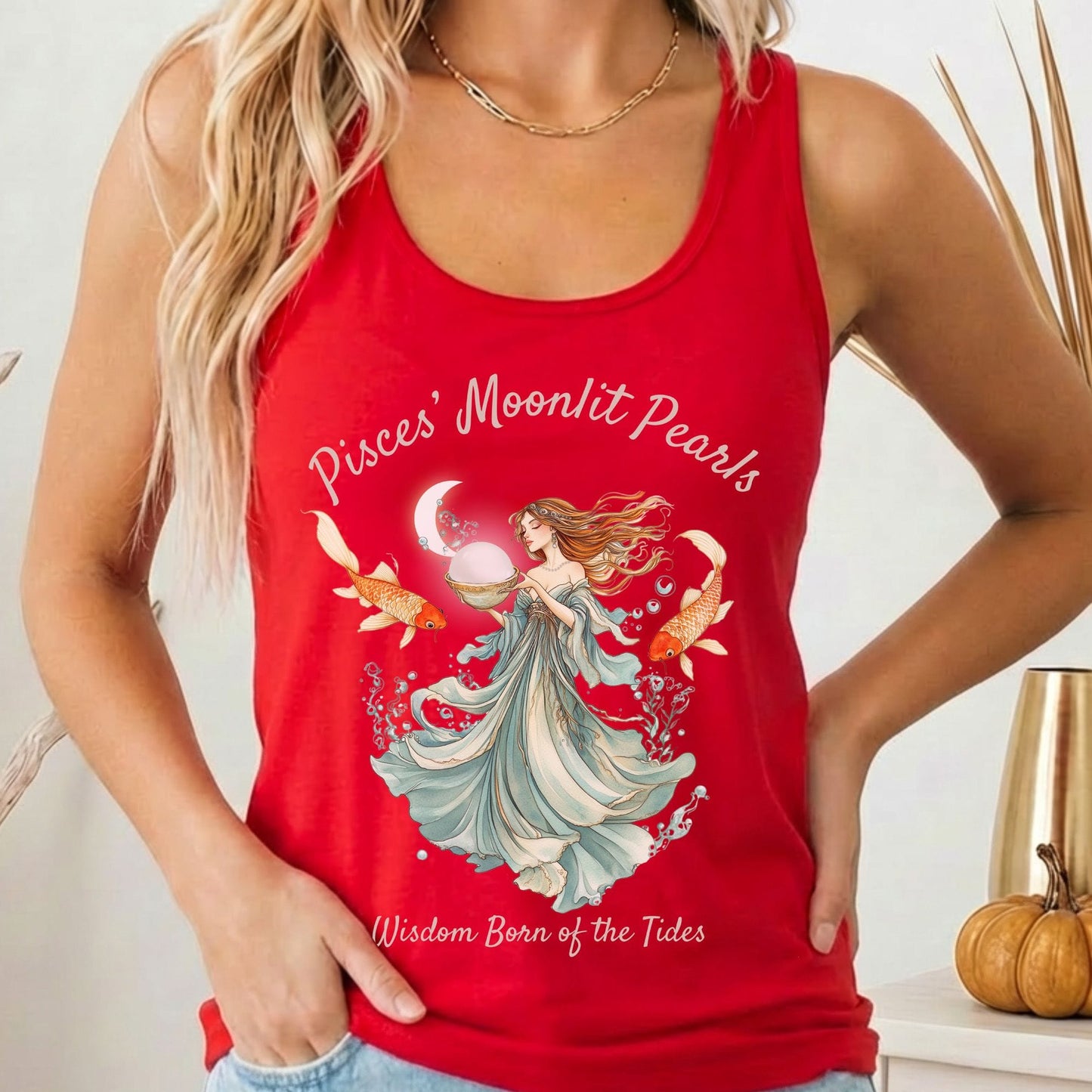 Tank Tops Solid Red / XS Design 150 Tank Top The Mystic Eden