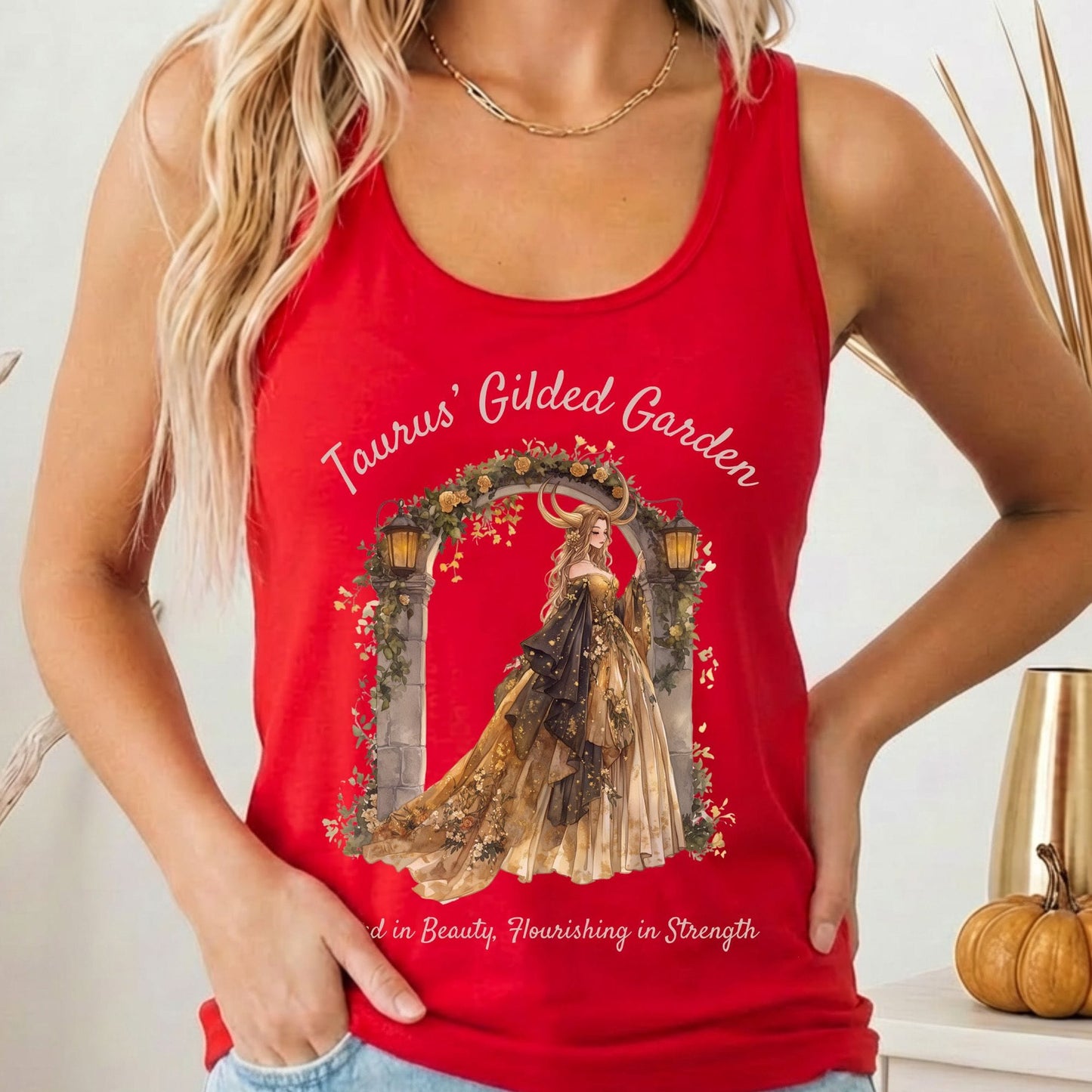 Tank Tops Solid Red / XS Design 152 Tank Top The Mystic Eden