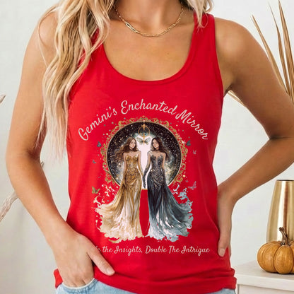 Tank Tops Solid Red / XS Design 153 Tank Top The Mystic Eden