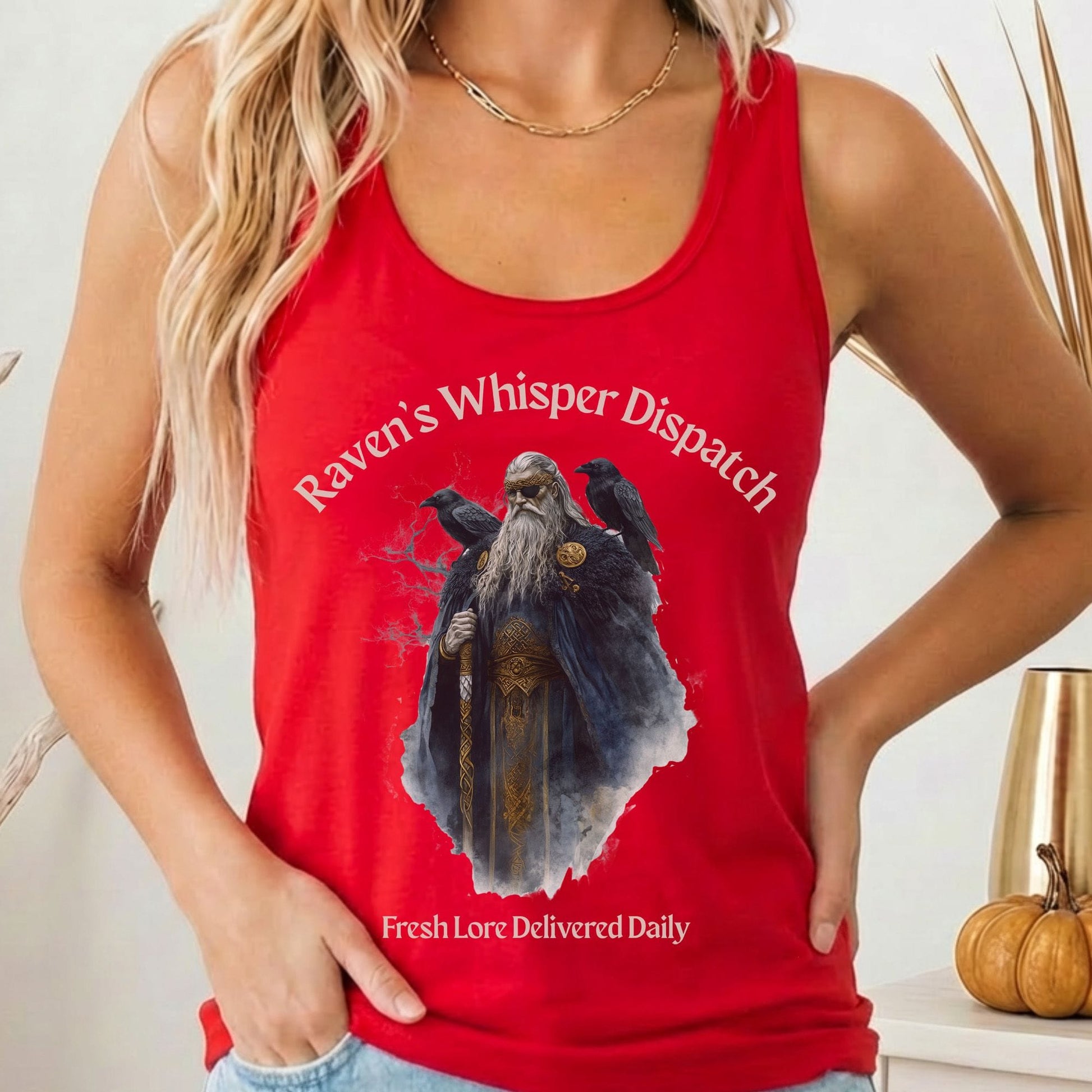 Tank Tops Solid Red / XS Design 162 Tank Top The Mystic Eden
