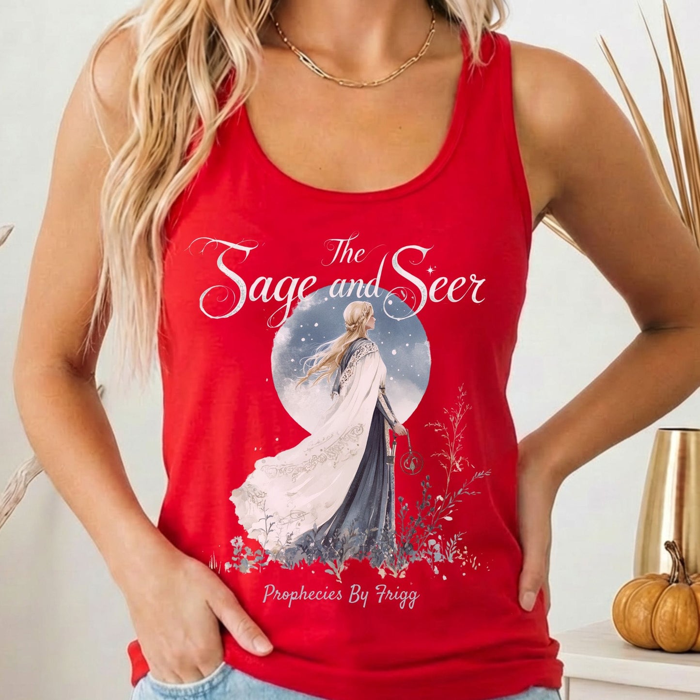 Tank Tops Solid Red / XS Design 164 Tank Top The Mystic Eden