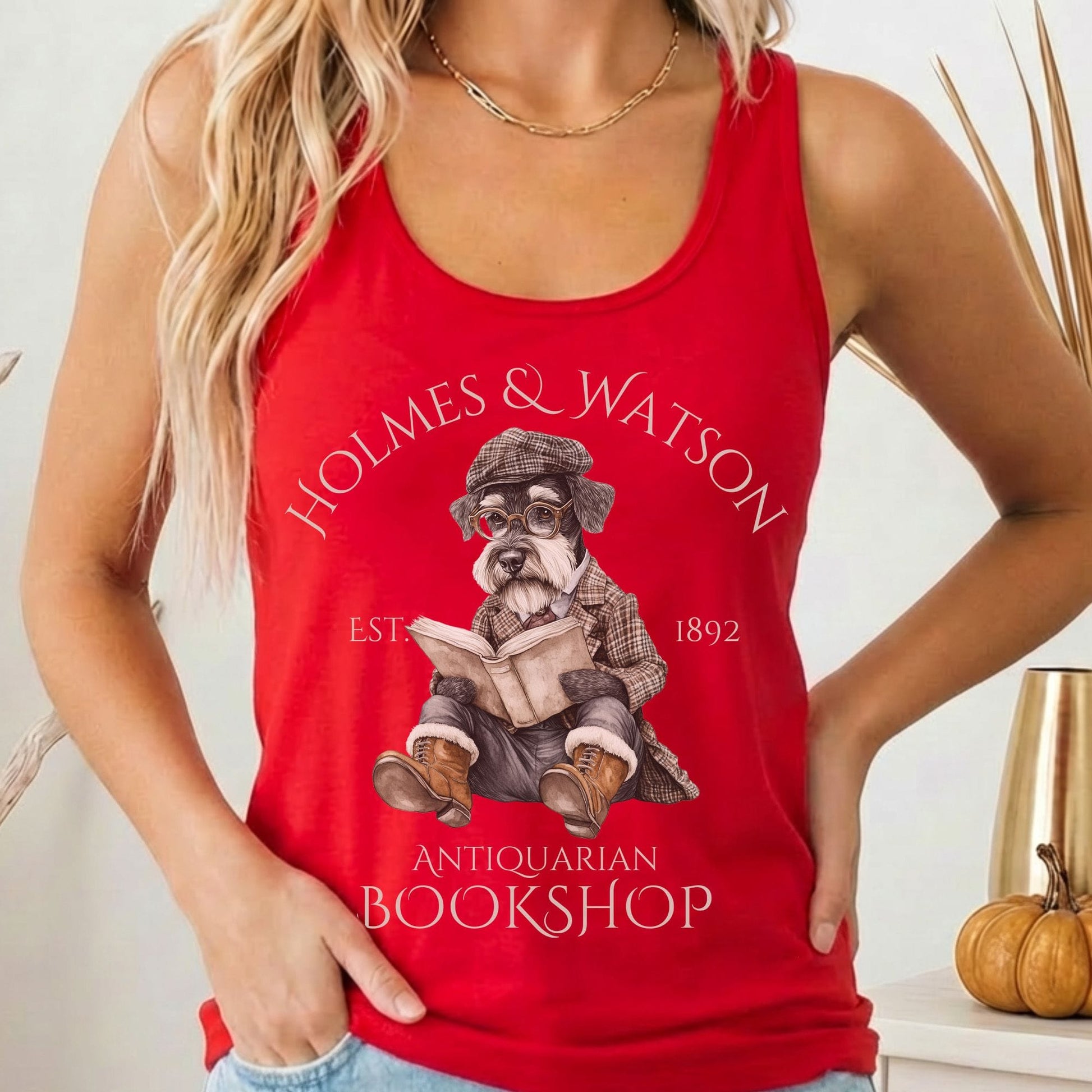 Tank Tops Solid Red / XS Design 168 Tank Top The Mystic Eden