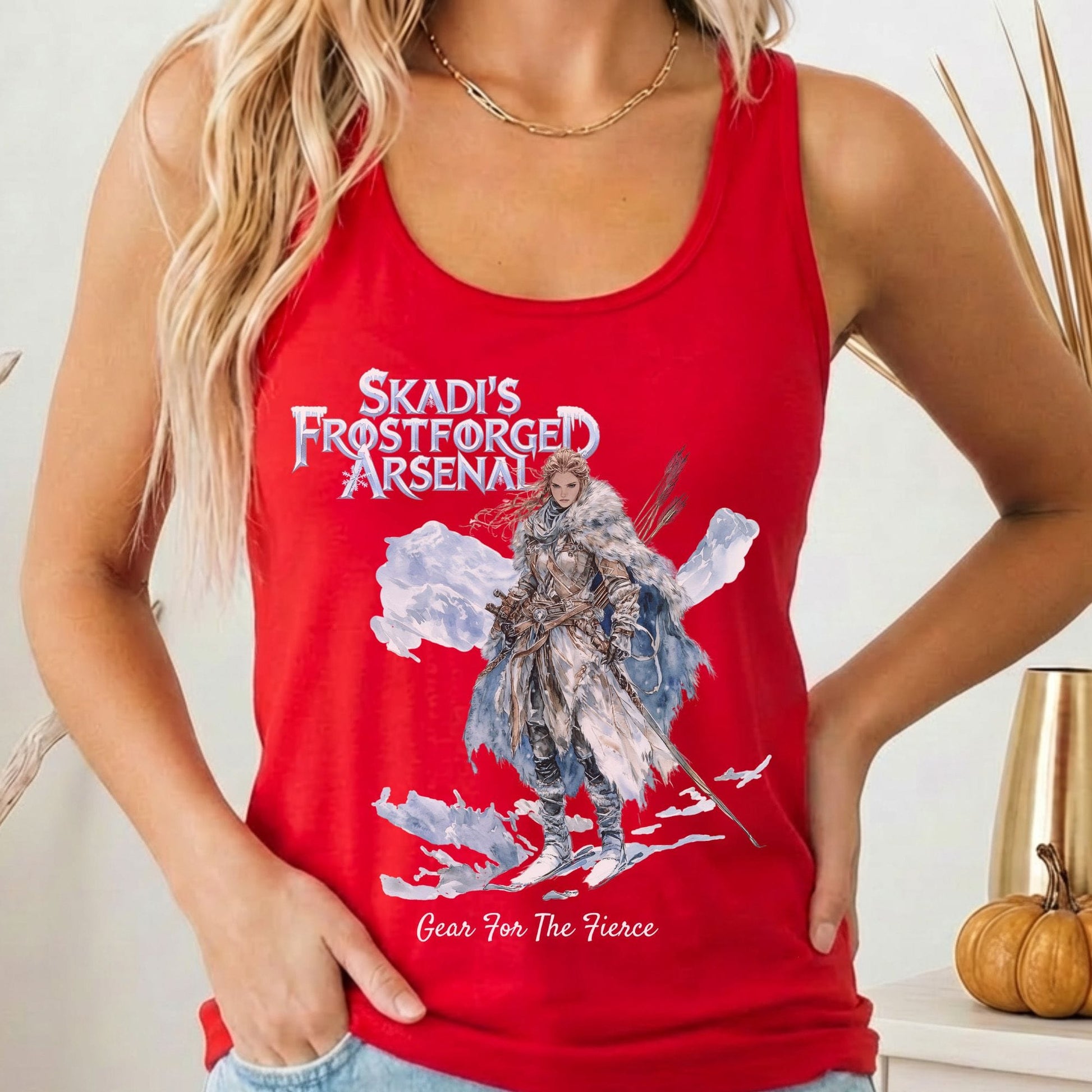 Tank Tops Solid Red / XS Design 169 Tank Top The Mystic Eden