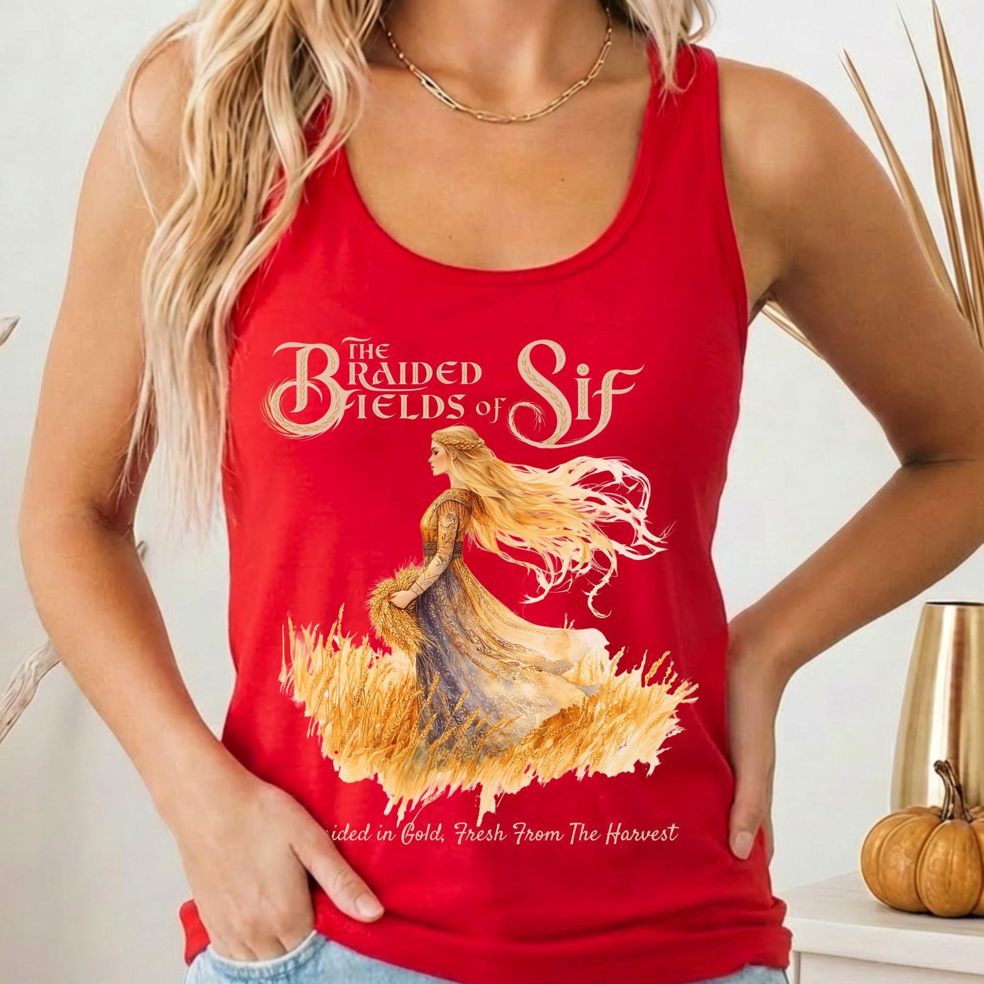 Tank Tops Solid Red / XS Design 171 Tank Top The Mystic Eden