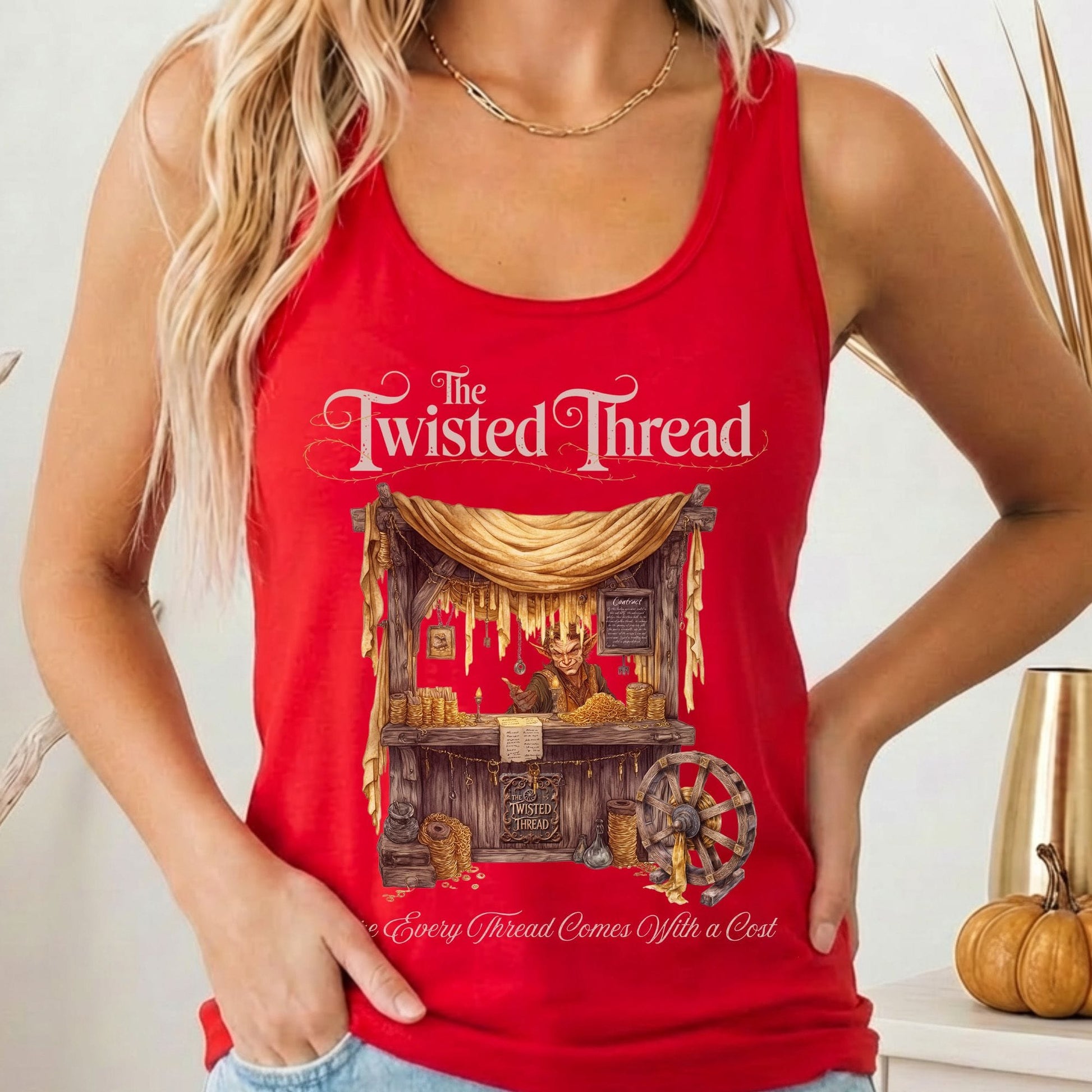 Tank Tops Solid Red / XS Design 182 Tank Top The Mystic Eden