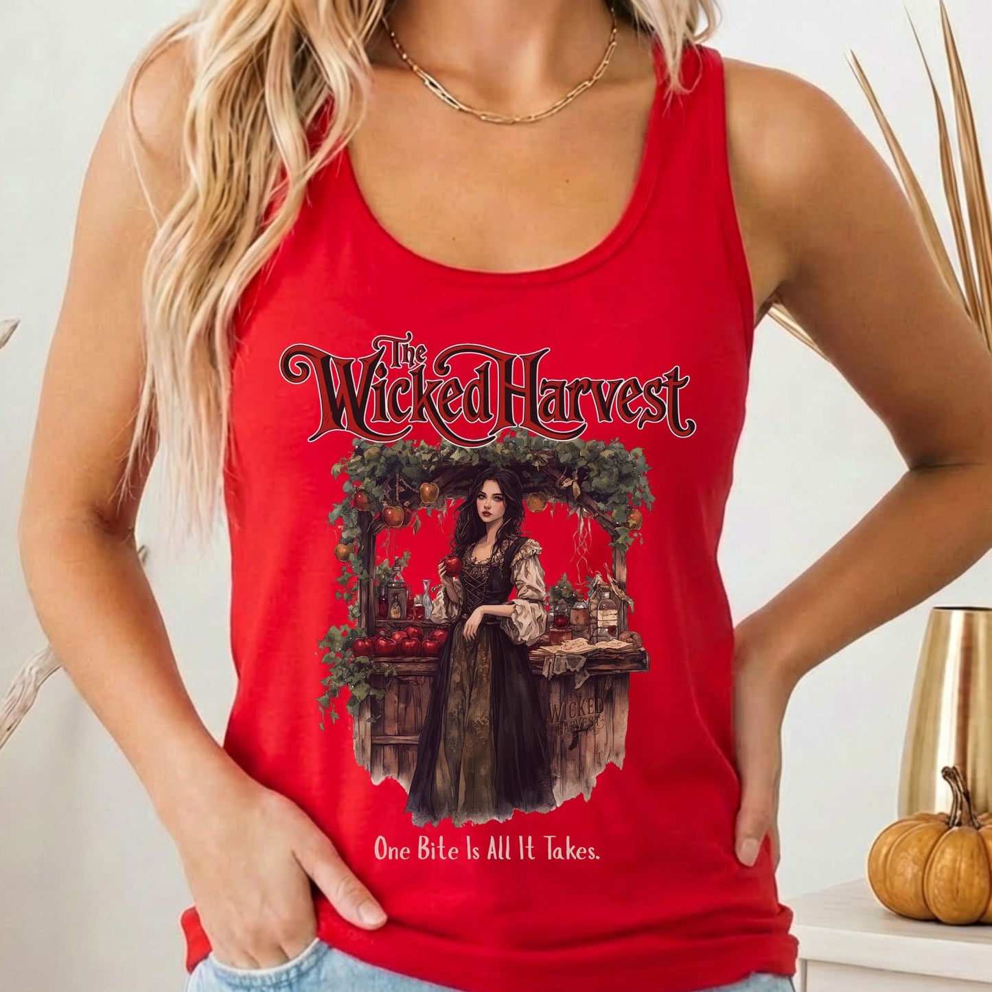 Tank Tops Solid Red / XS Design 184 Tank Top The Mystic Eden