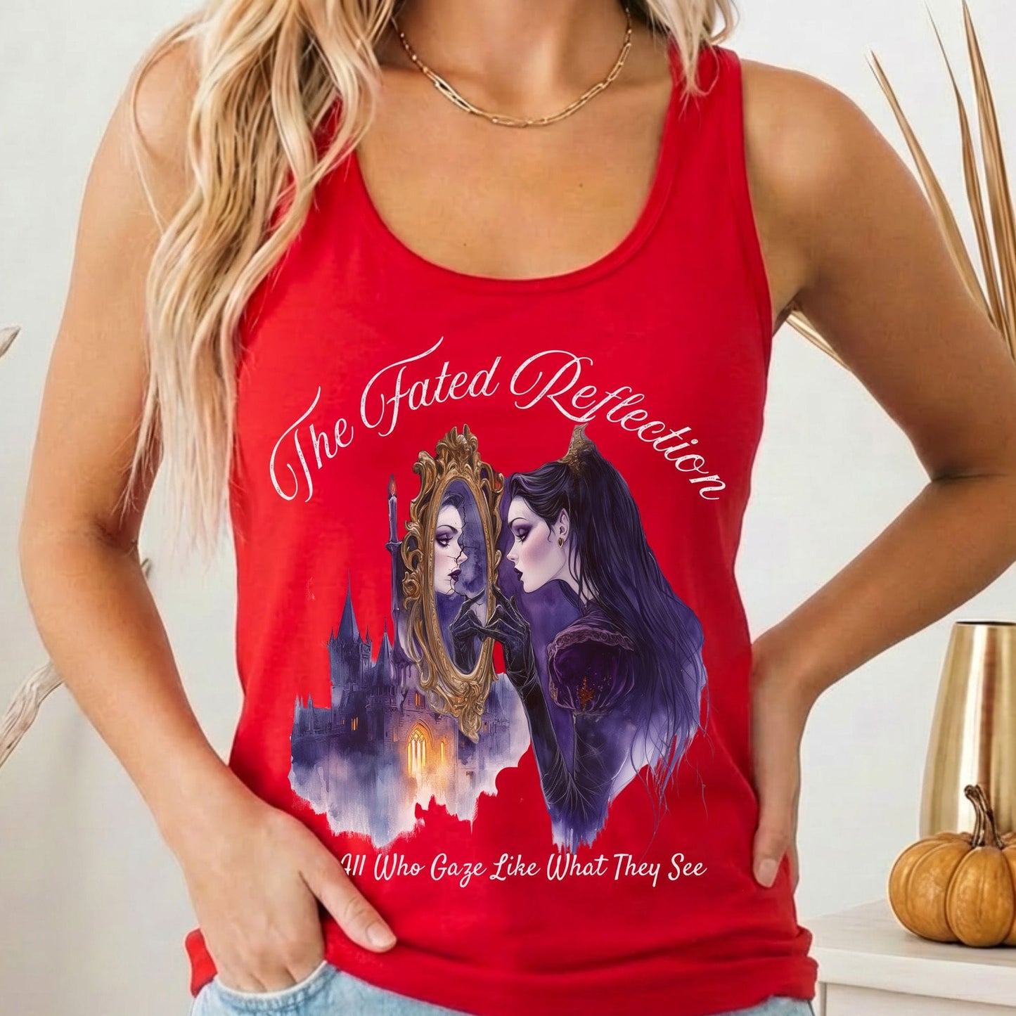 Tank Tops Solid Red / XS Design 188 Tank Top The Mystic Eden