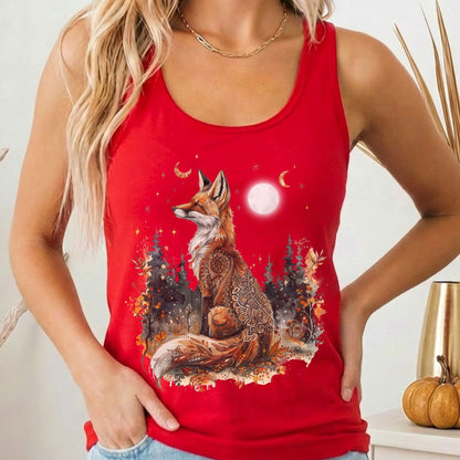 Tank Tops Solid Red / XS Design 211 Tank Top The Mystic Eden