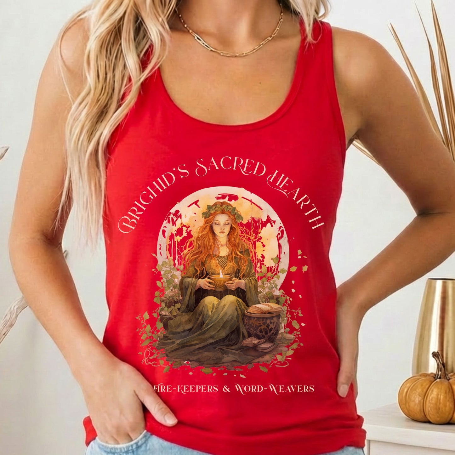 Tank Tops Solid Red / XS Design 216 Tank Top The Mystic Eden