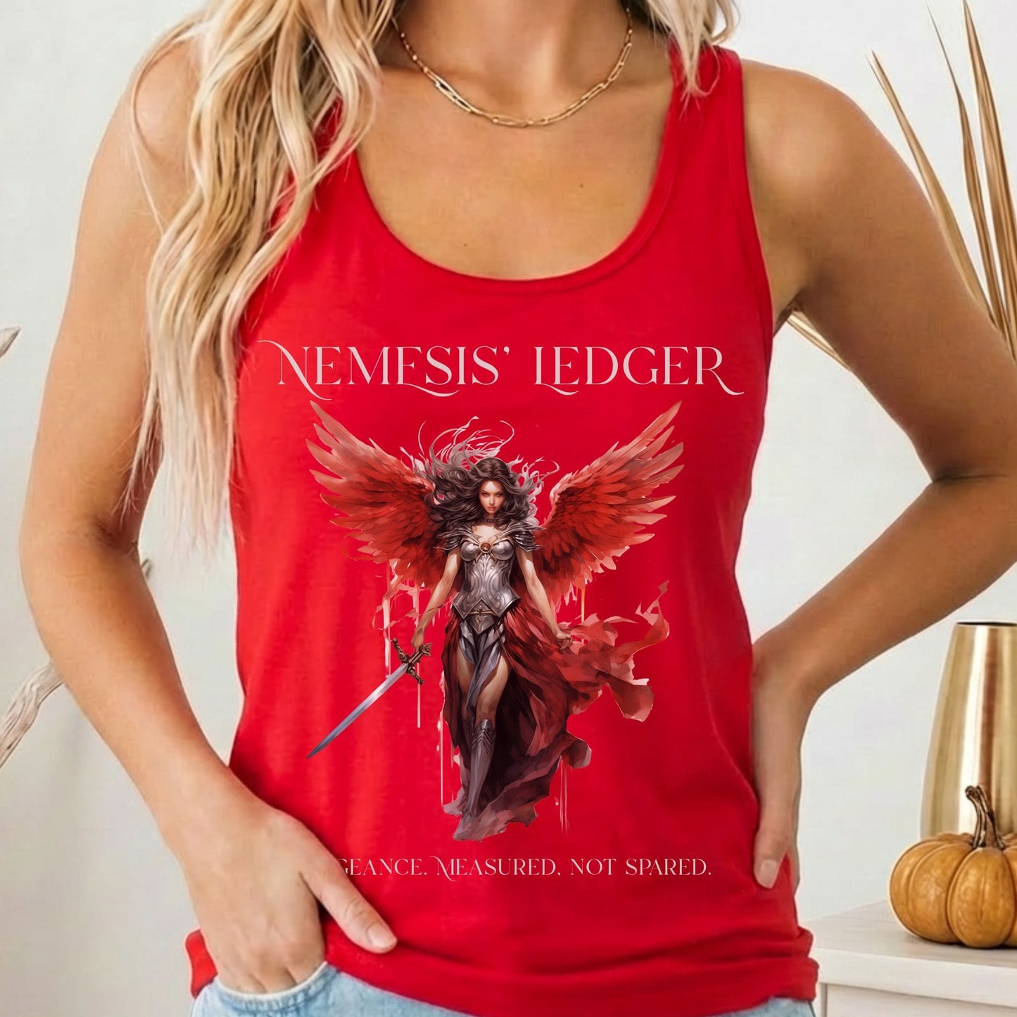 Tank Tops Solid Red / XS Design 218 Tank Top The Mystic Eden