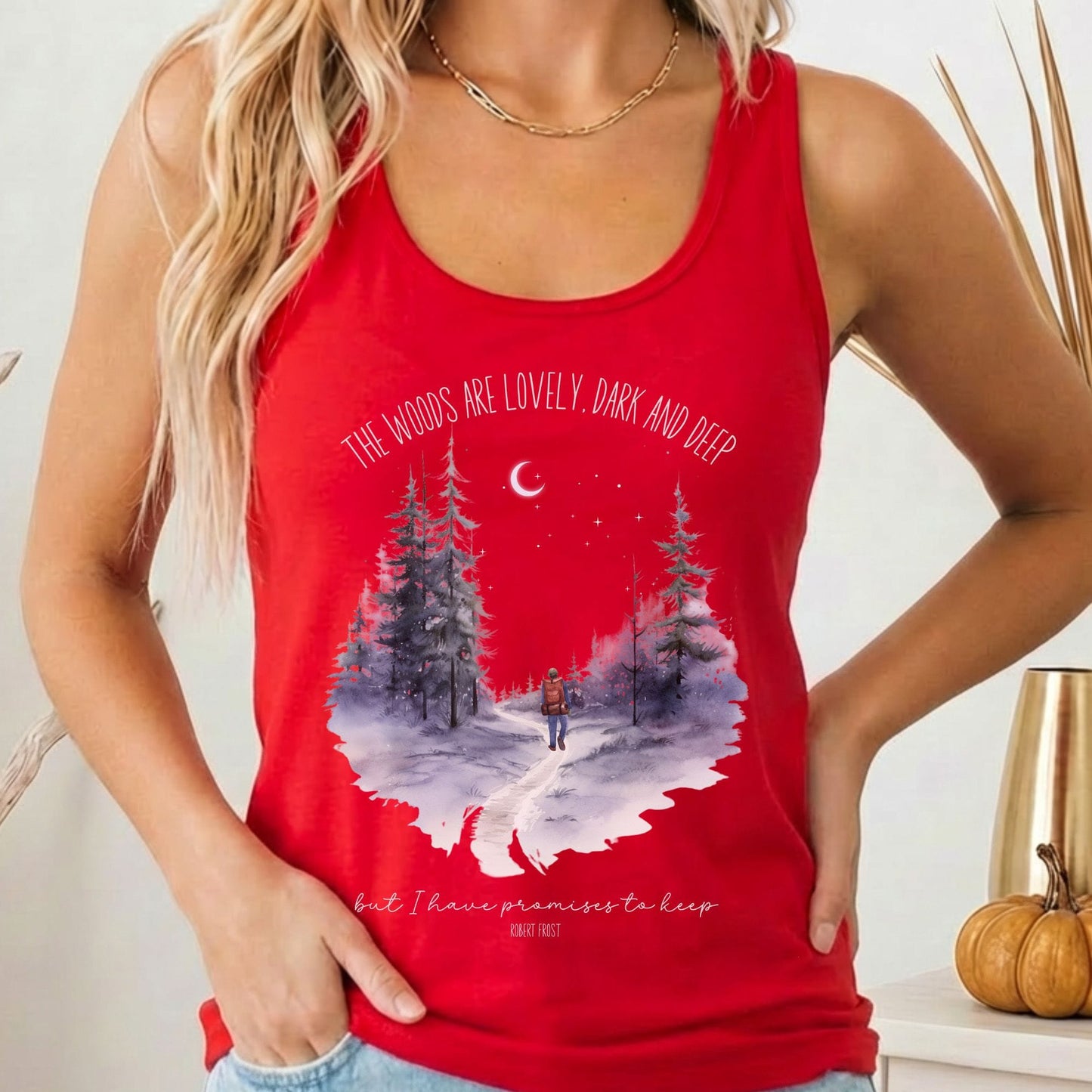 Tank Tops Solid Red / XS Design 223 Tank Top The Mystic Eden