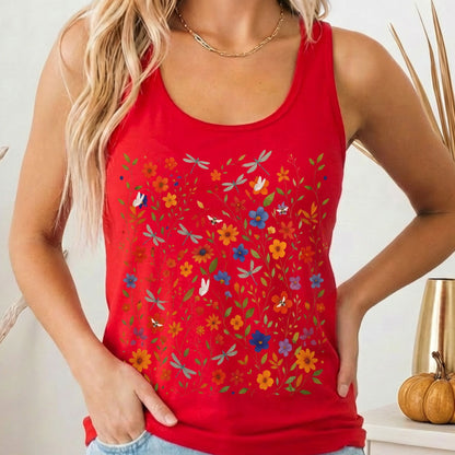 Tank Tops Solid Red / XS Design 226 Tank Top The Mystic Eden
