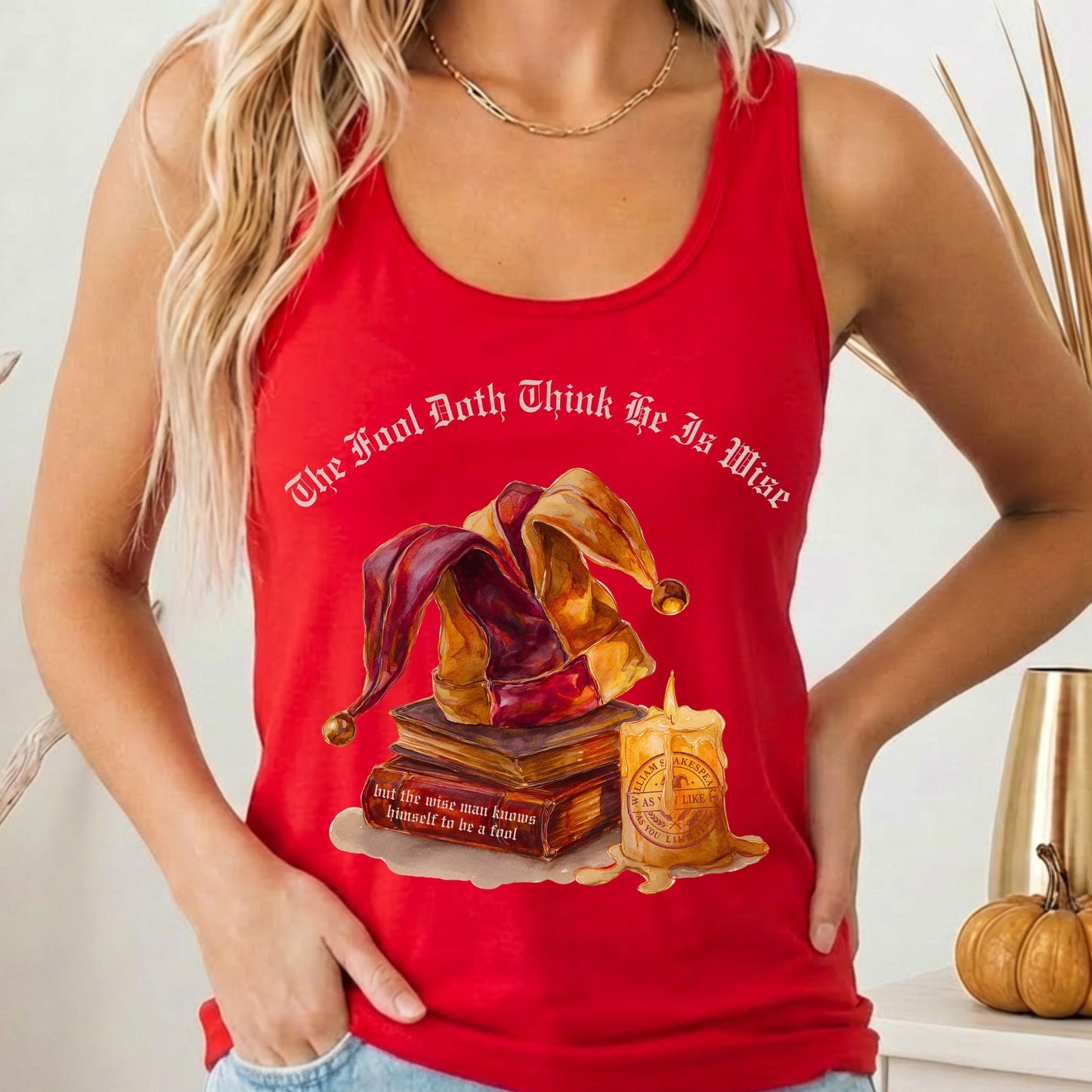 Tank Tops Solid Red / XS Design 246 Tank Top The Mystic Eden