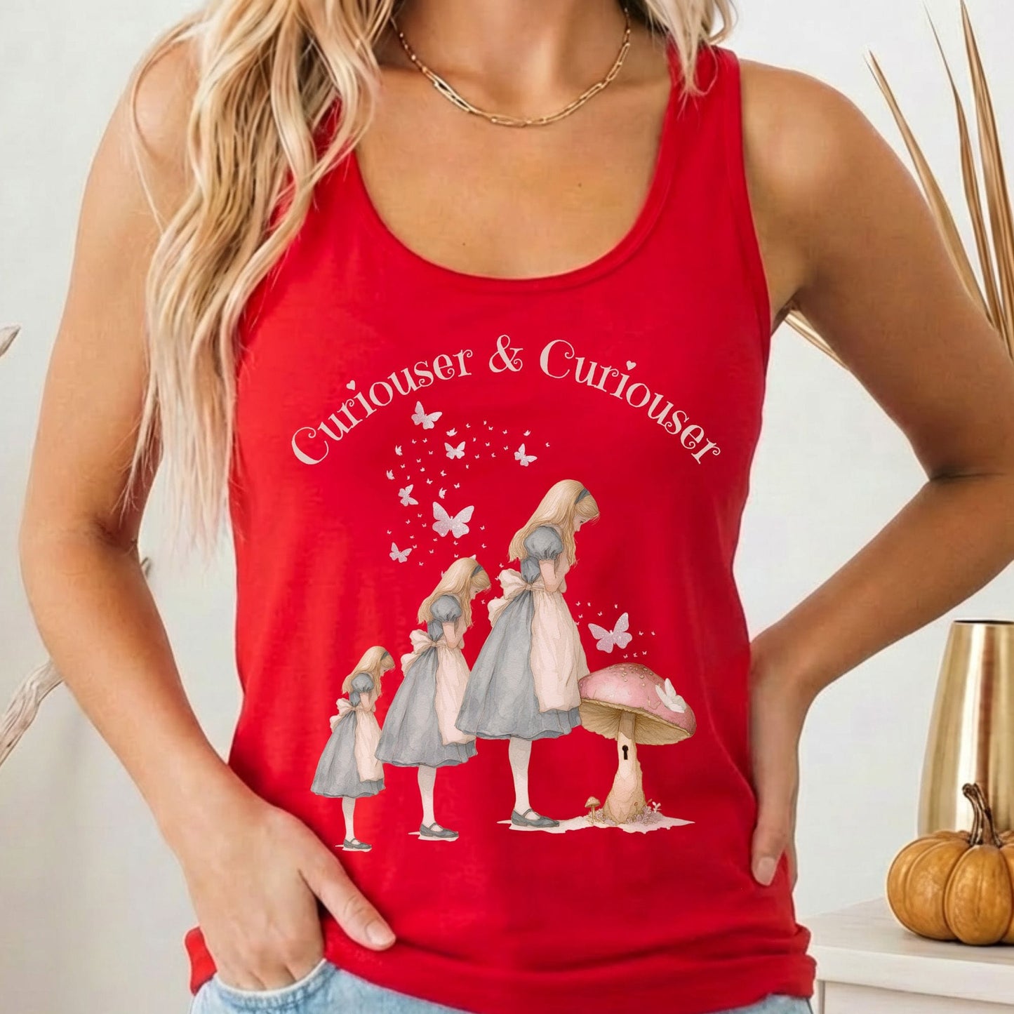 Tank Tops Solid Red / XS Design 257 Tank Top The Mystic Eden