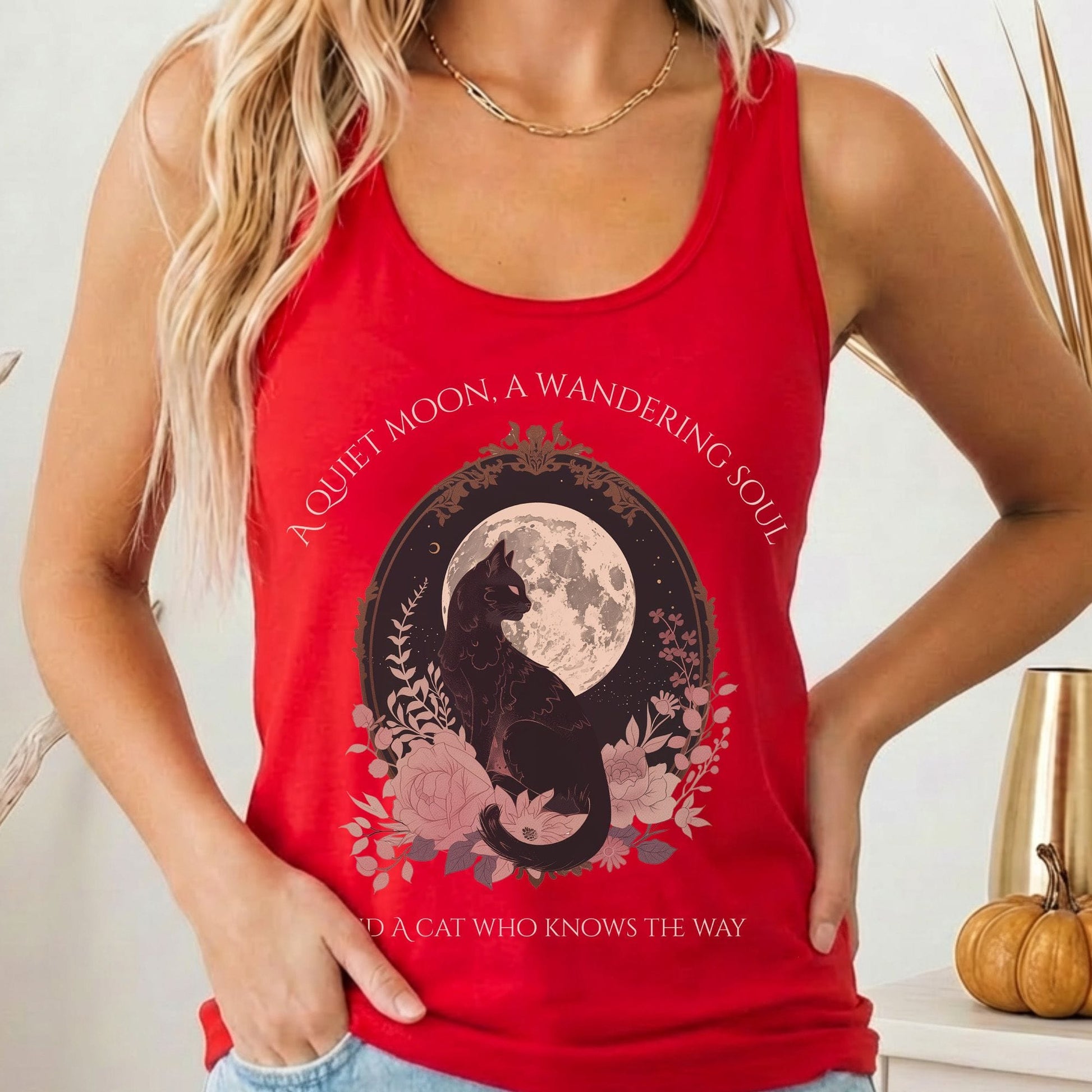 Tank Tops Solid Red / XS Design 268 Tank Top The Mystic Eden