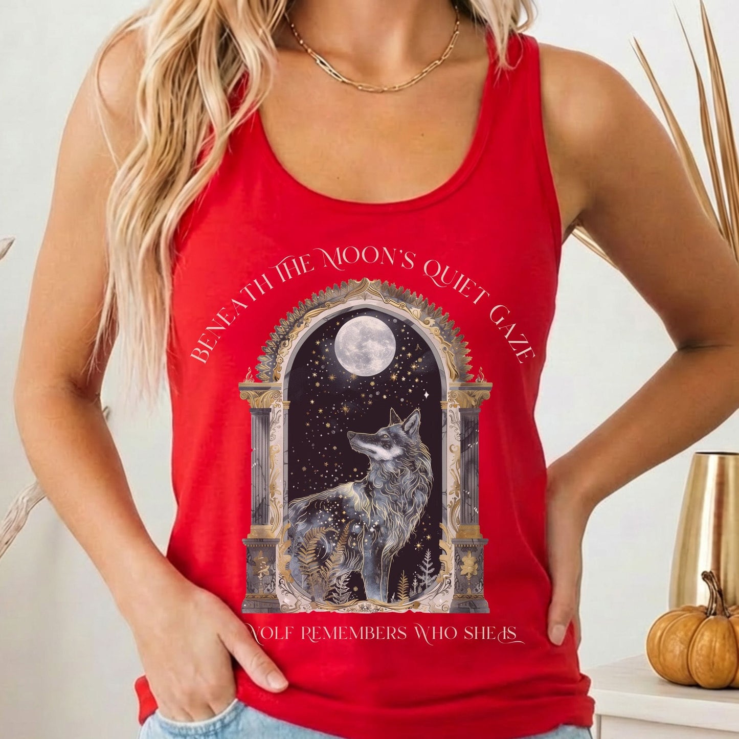 Tank Tops Solid Red / XS Design 278 Tank Top The Mystic Eden