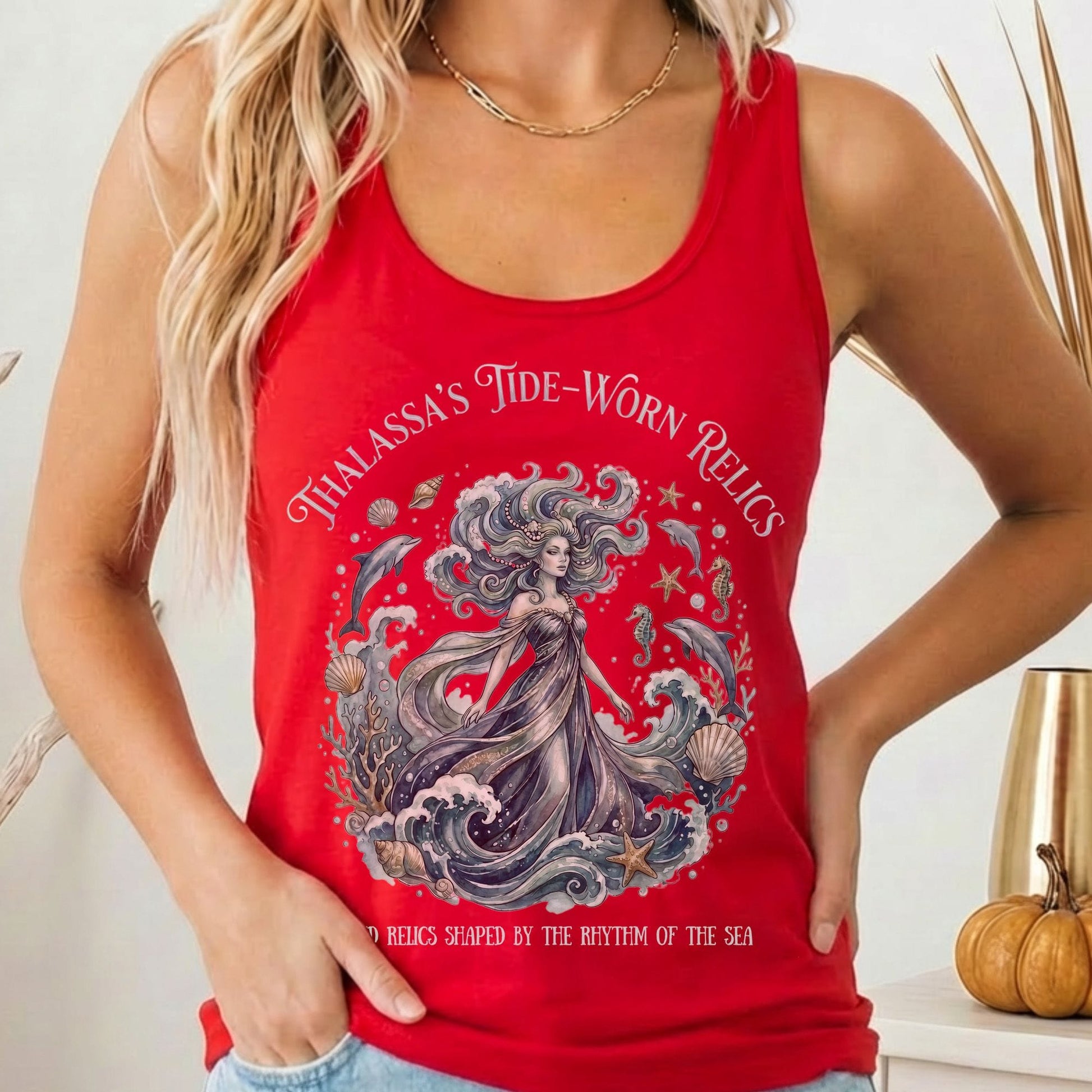 Tank Tops Solid Red / XS Design 287 Tank Top The Mystic Eden