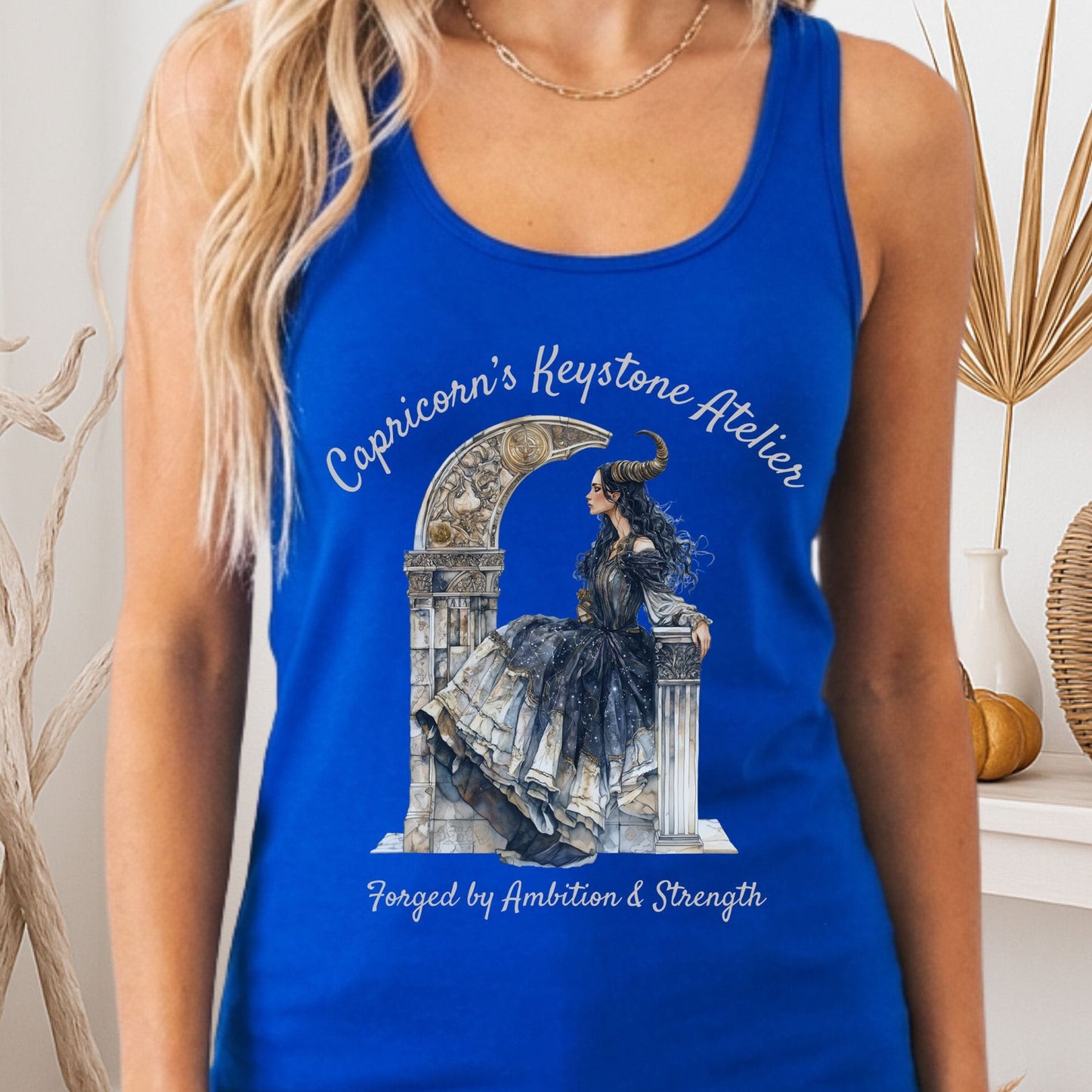 Tank Tops Solid Royal / XS Design 151 Tank Top The Mystic Eden
