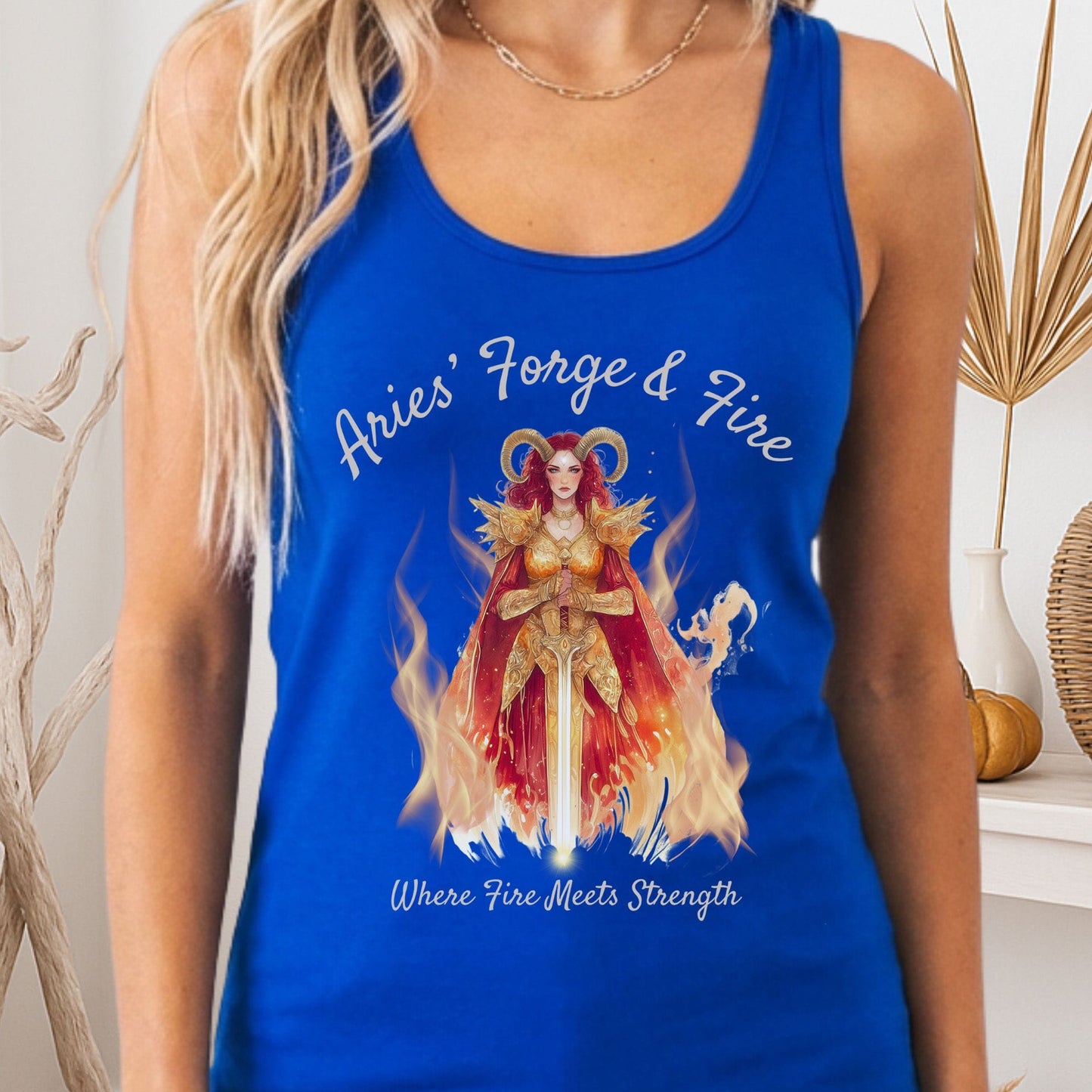 Tank Tops Solid Royal / XS Design 155 Tank Top The Mystic Eden