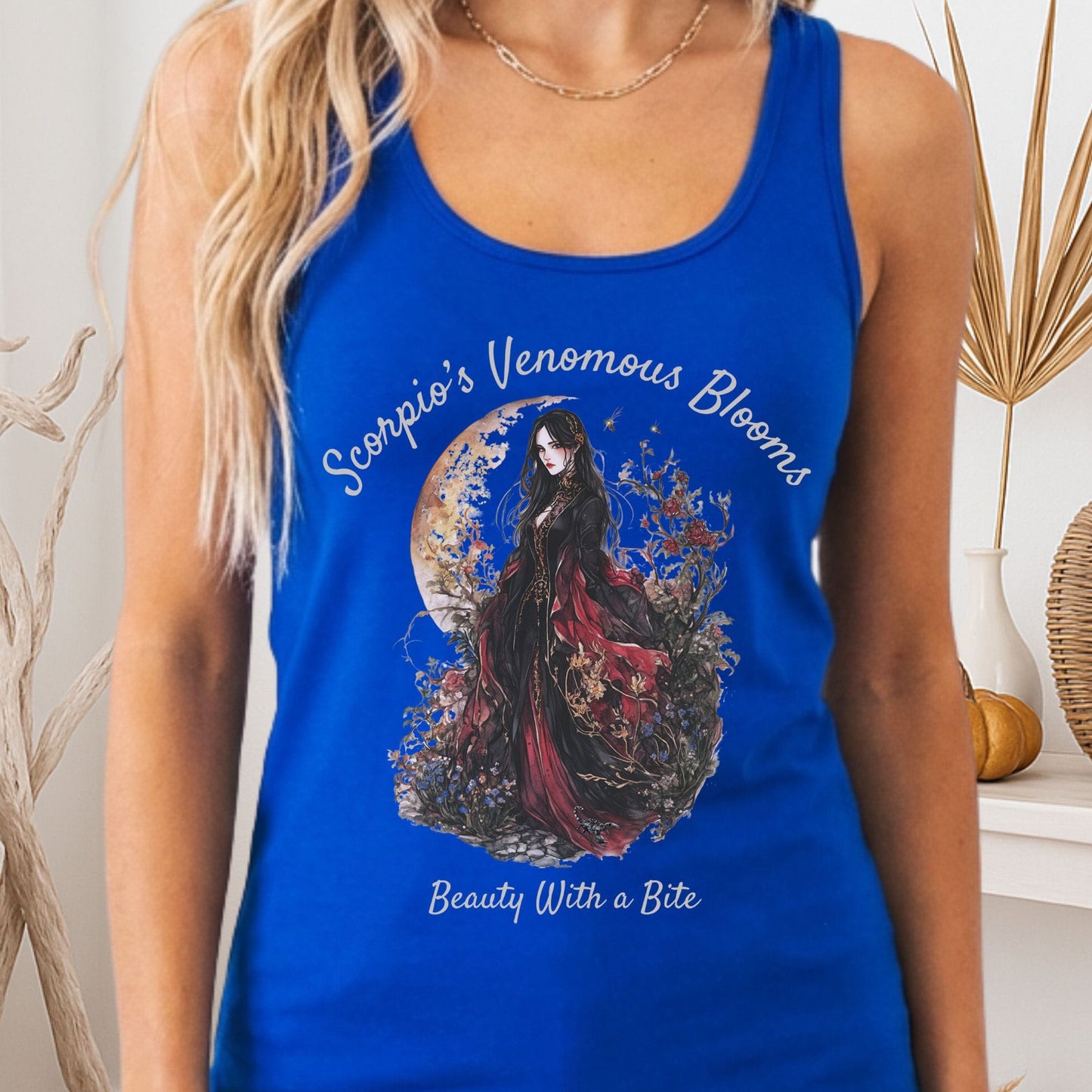 Tank Tops Solid Royal / XS Design 157 Tank Top The Mystic Eden