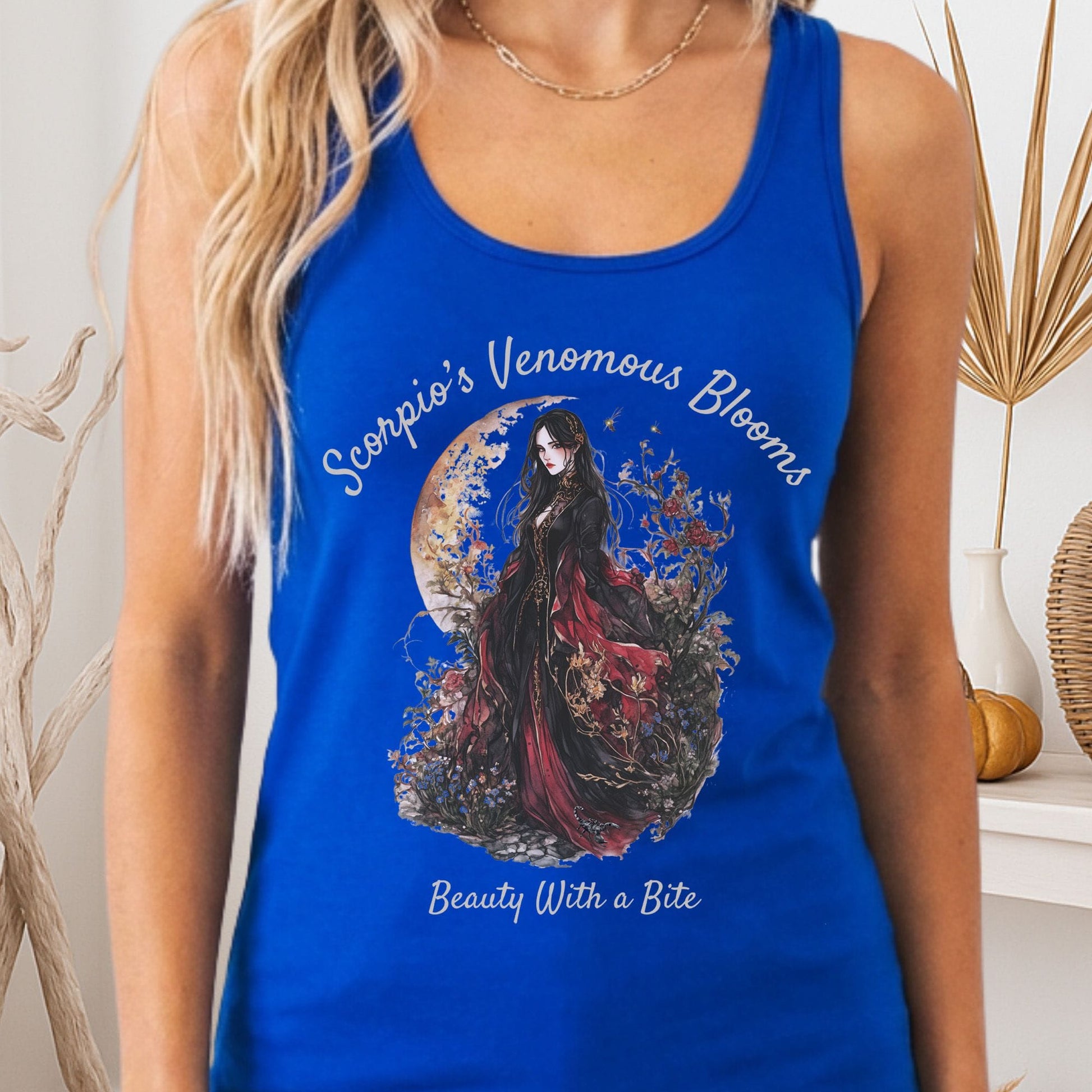 Tank Tops Solid Royal / XS Design 157 Tank Top The Mystic Eden