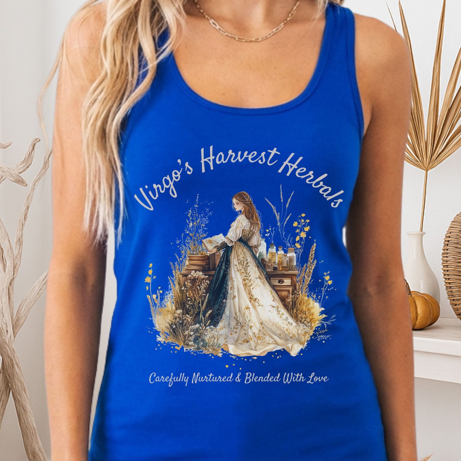 Tank Tops Solid Royal / XS Design 159 Tank Top The Mystic Eden
