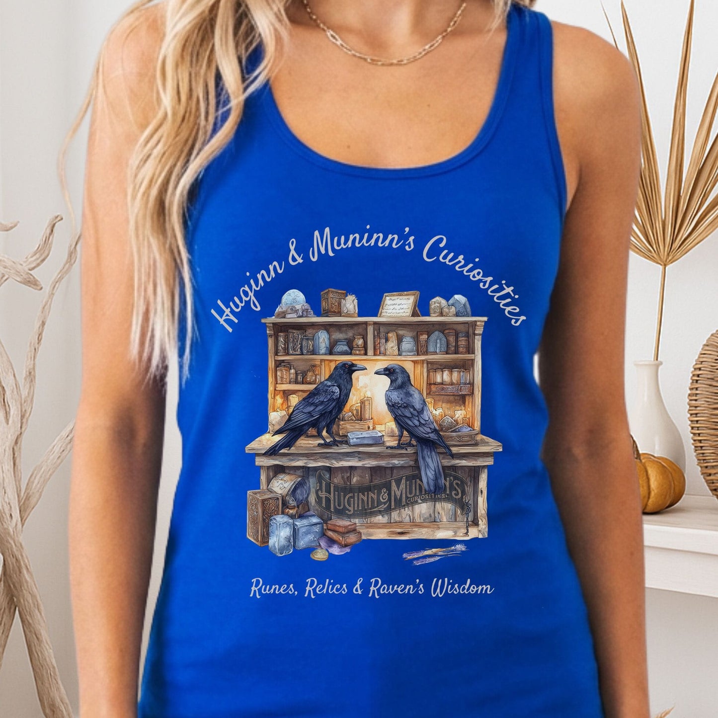 Tank Tops Solid Royal / XS Design 163 Tank Top The Mystic Eden