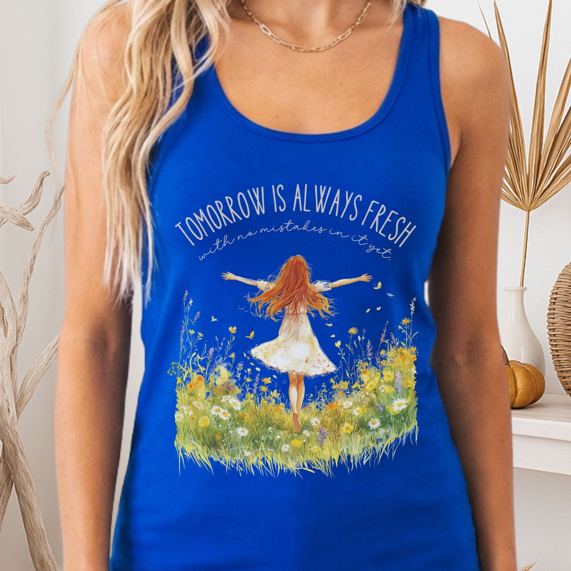 Tank Tops Solid Royal / XS Design 172 Tank Top The Mystic Eden