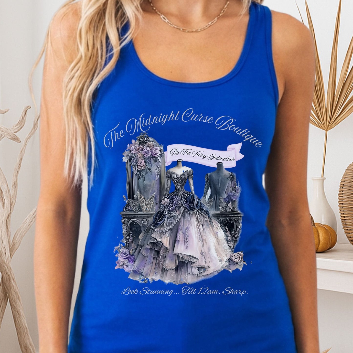 Tank Tops Solid Royal / XS Design 180 Tank Top The Mystic Eden