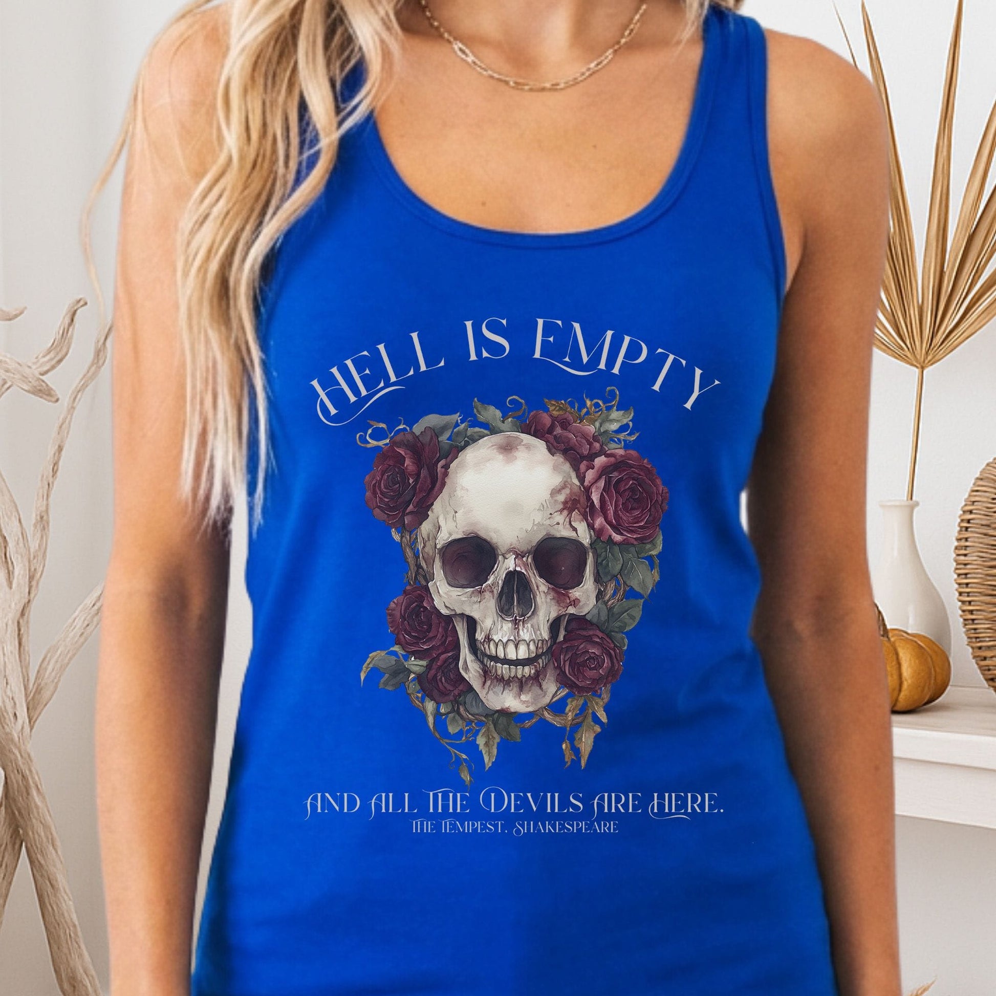 Tank Tops Solid Royal / XS Design 187 Tank Top The Mystic Eden