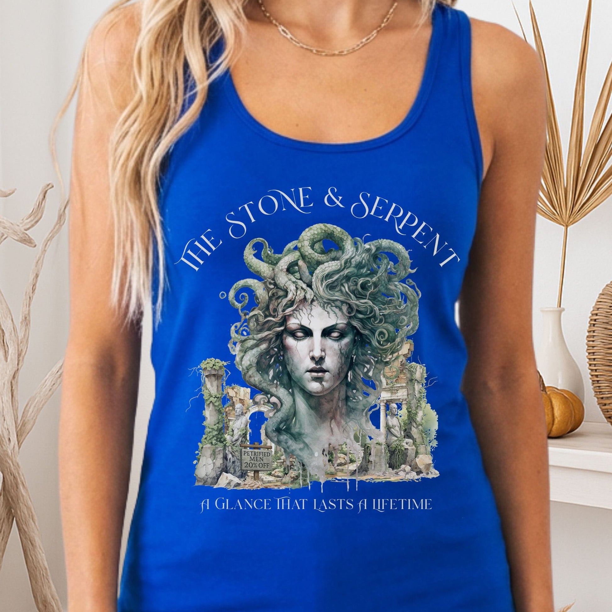 Tank Tops Solid Royal / XS Design 215 Tank Top The Mystic Eden