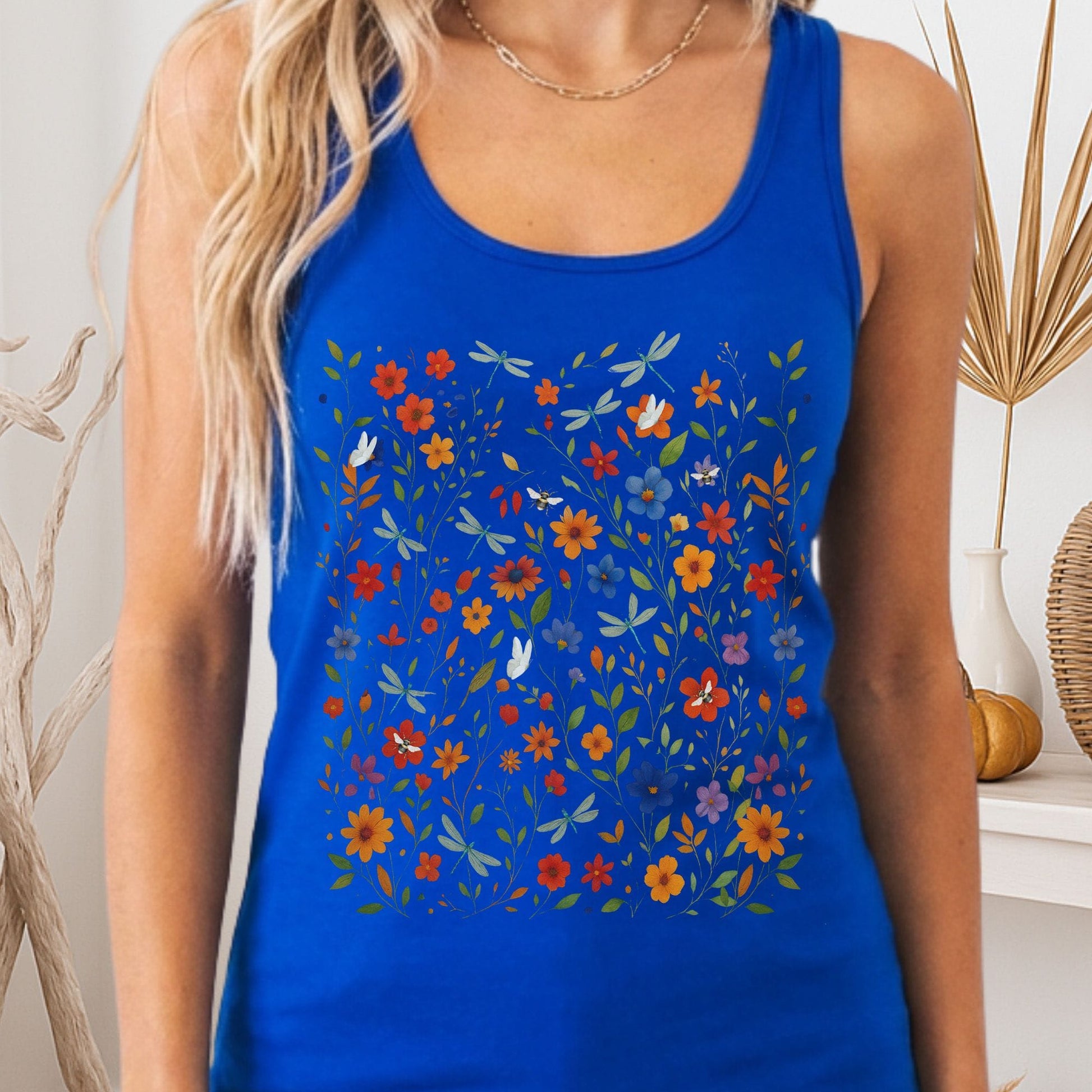 Tank Tops Solid Royal / XS Design 226 Tank Top The Mystic Eden
