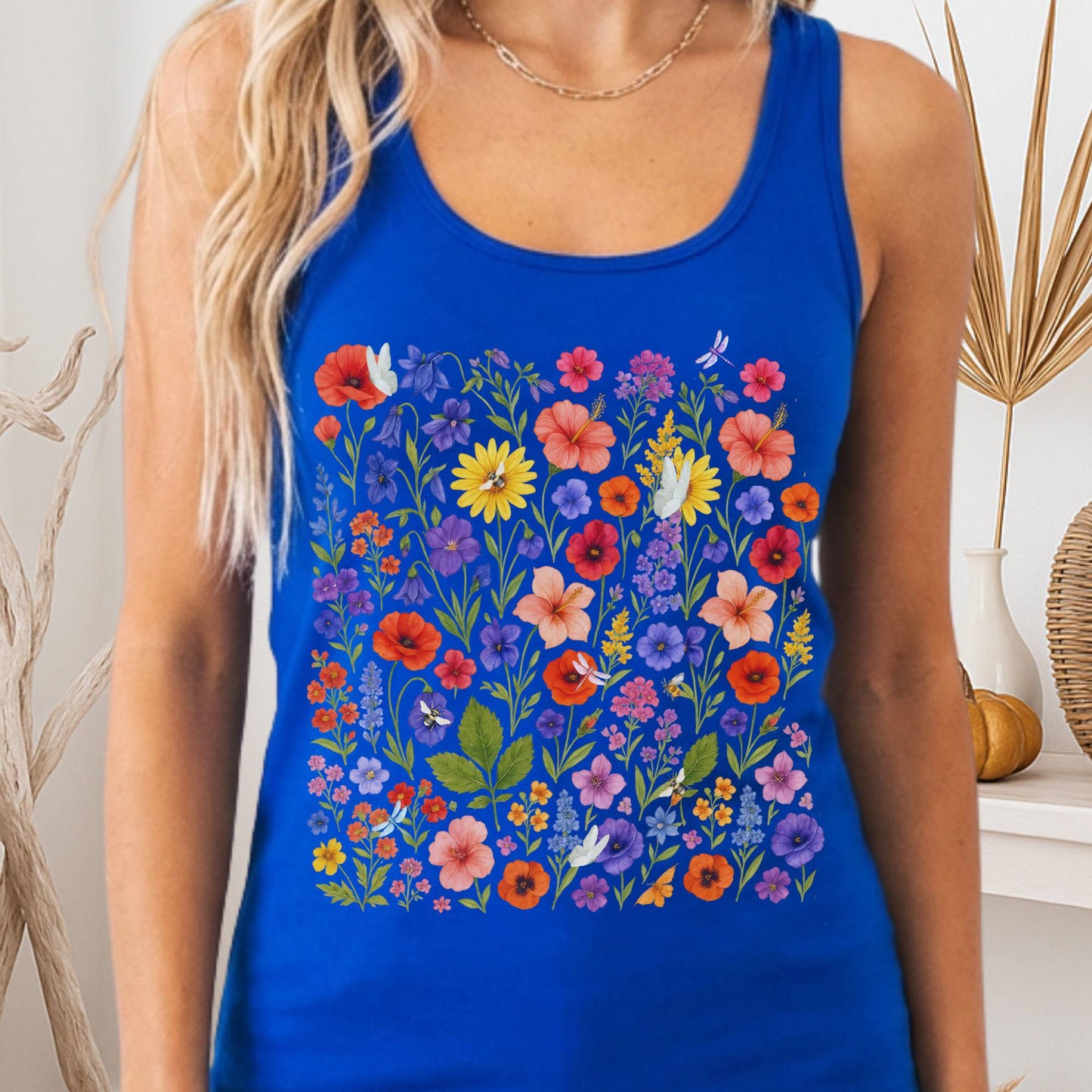 Tank Tops Solid Royal / XS Design 229 Tank Top The Mystic Eden