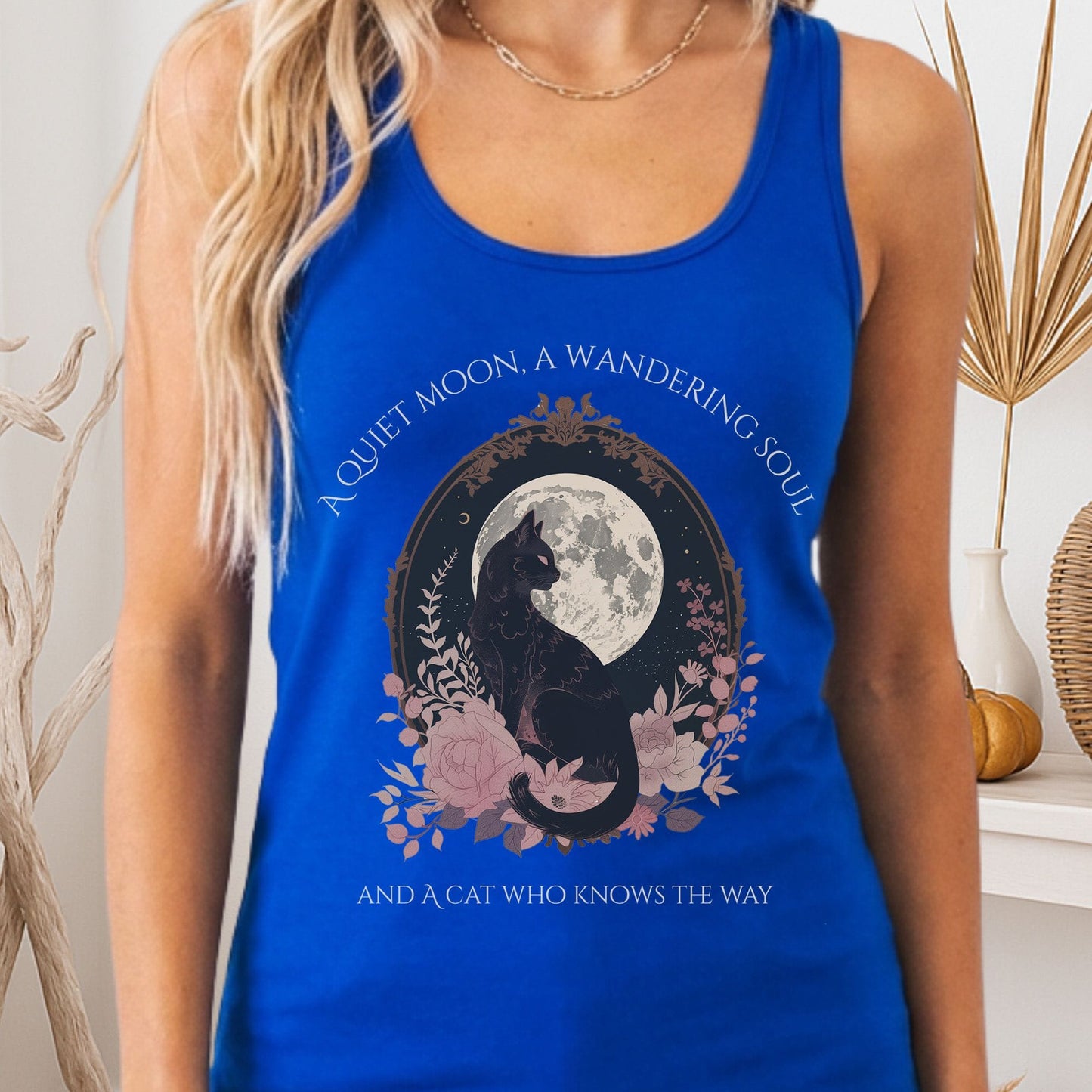 Tank Tops Solid Royal / XS Design 268 Tank Top The Mystic Eden