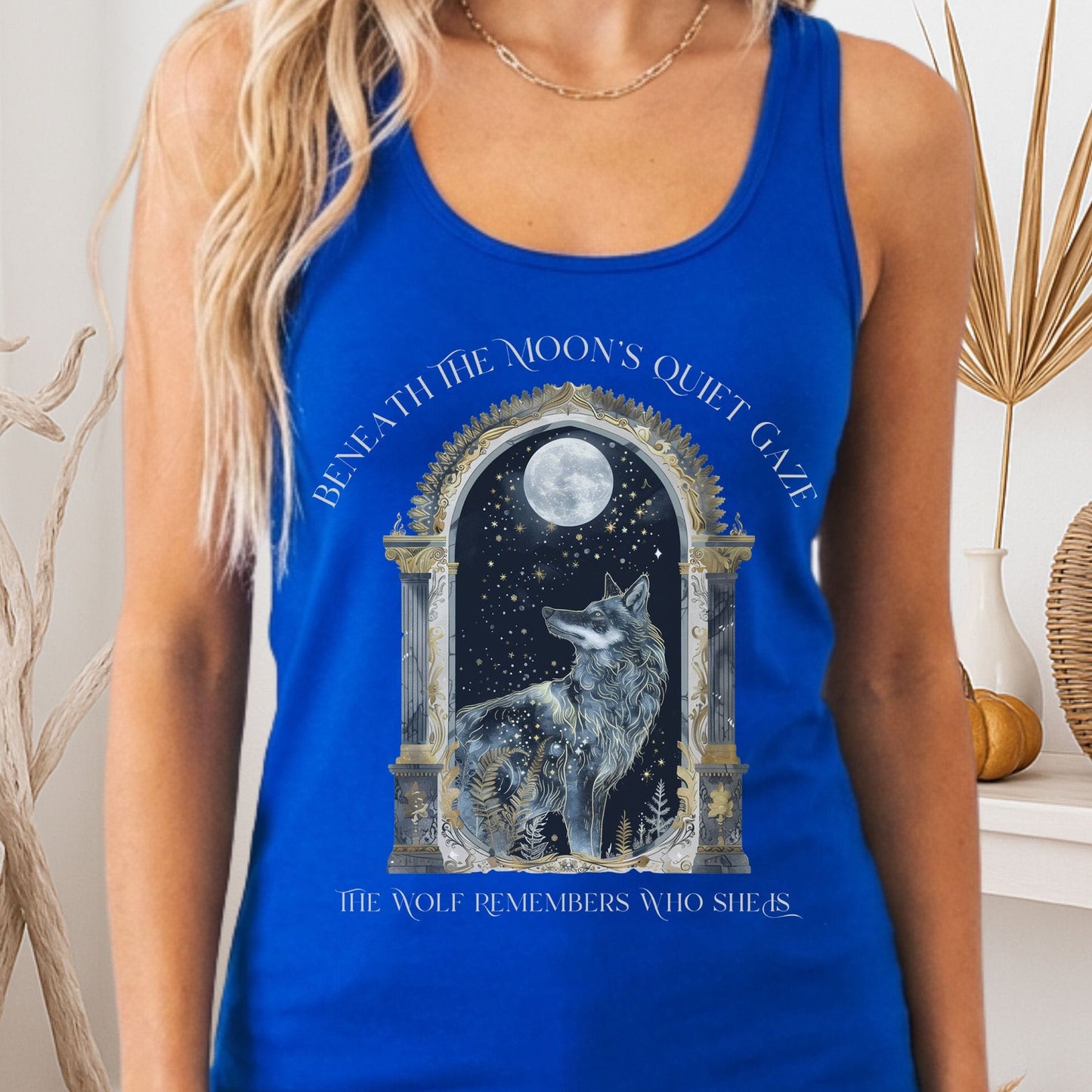 Tank Tops Solid Royal / XS Design 278 Tank Top The Mystic Eden