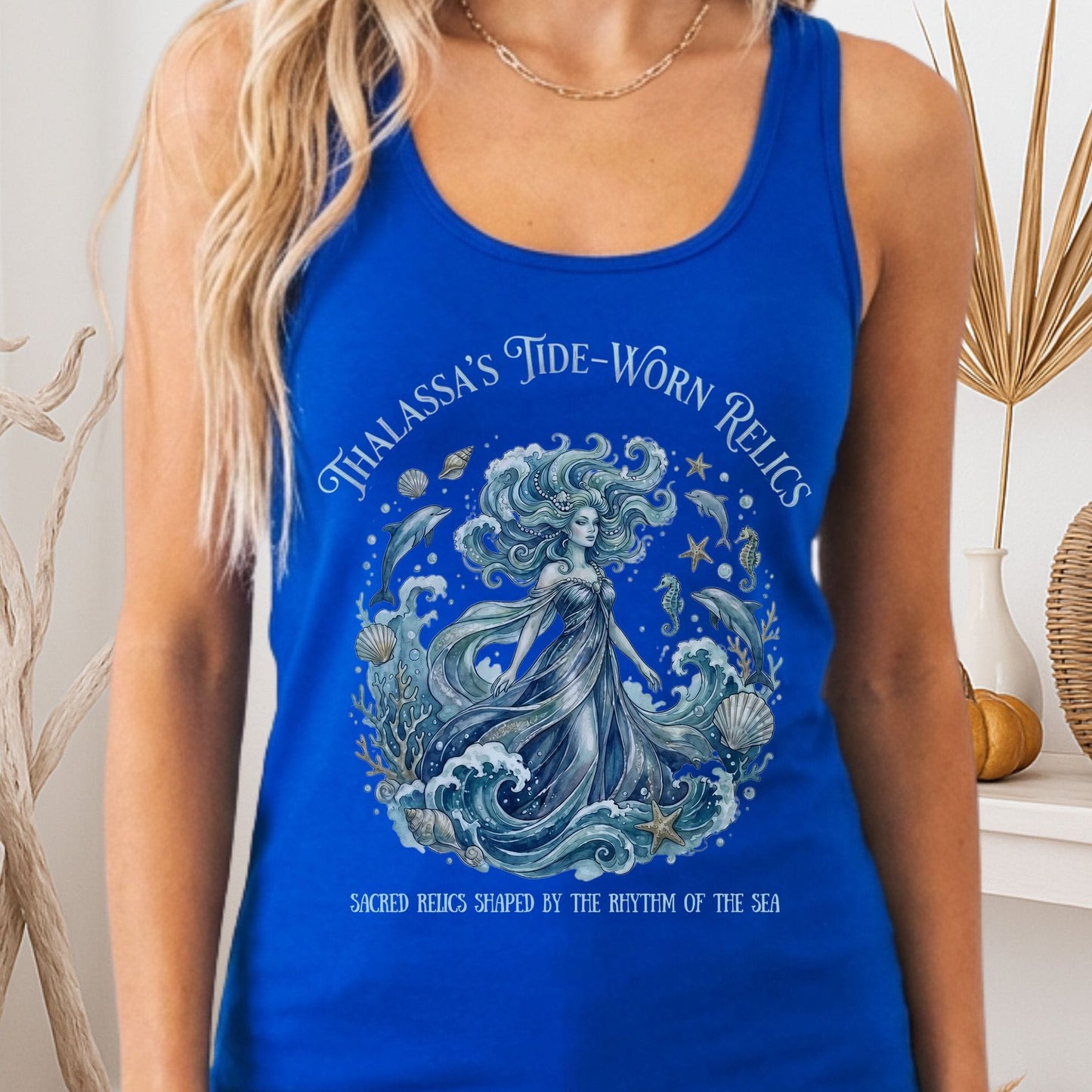 Tank Tops Solid Royal / XS Design 287 Tank Top The Mystic Eden