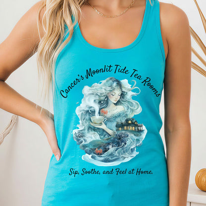 Tank Tops Solid Tahiti Blue / XS Design 149 Tank Top The Mystic Eden
