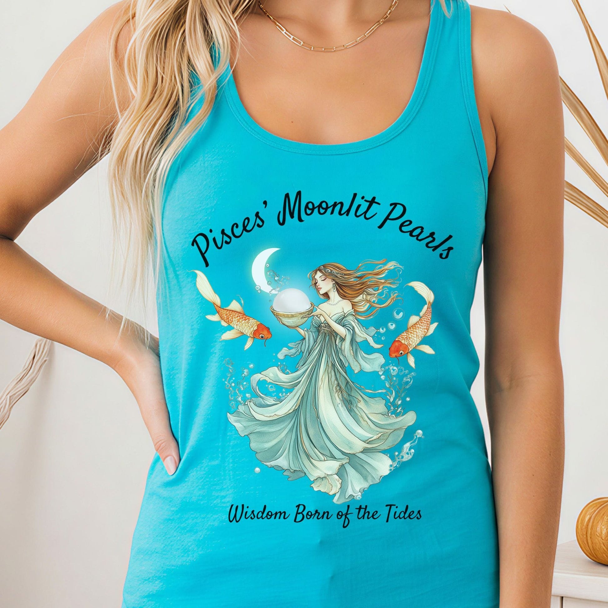 Tank Tops Solid Tahiti Blue / XS Design 150 Tank Top The Mystic Eden