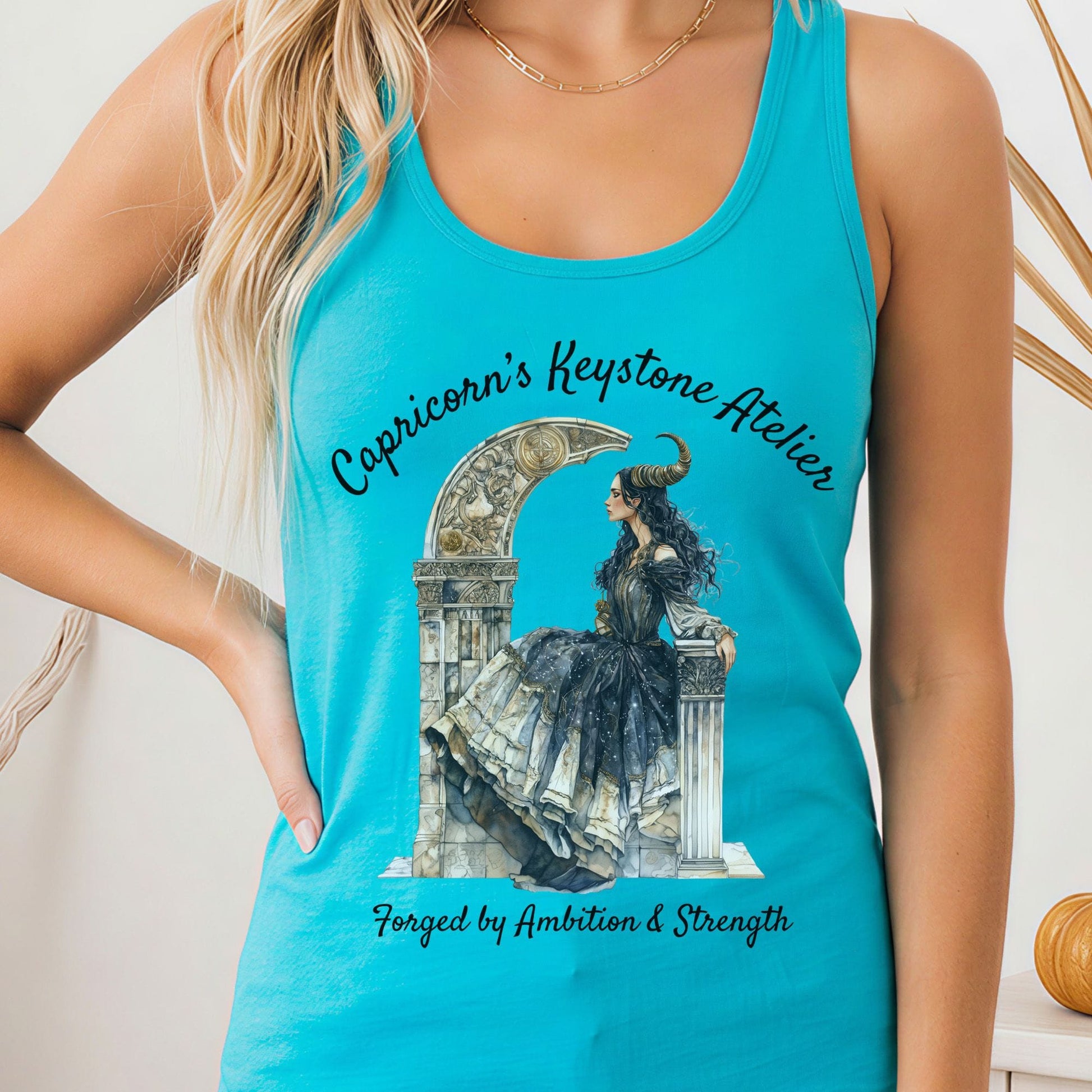 Tank Tops Solid Tahiti Blue / XS Design 151 Tank Top The Mystic Eden