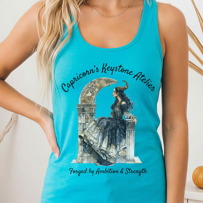 Tank Tops Solid Tahiti Blue / XS Design 151 Tank Top The Mystic Eden