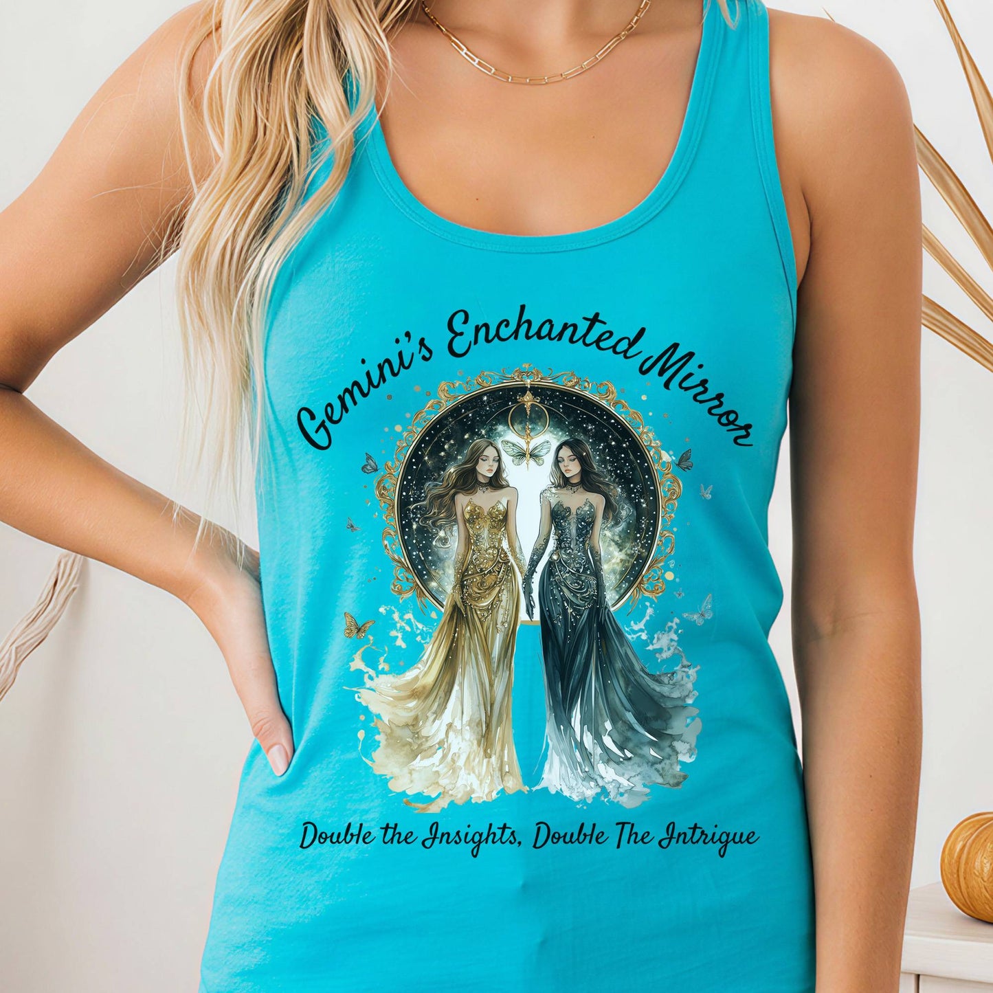 Tank Tops Solid Tahiti Blue / XS Design 153 Tank Top The Mystic Eden