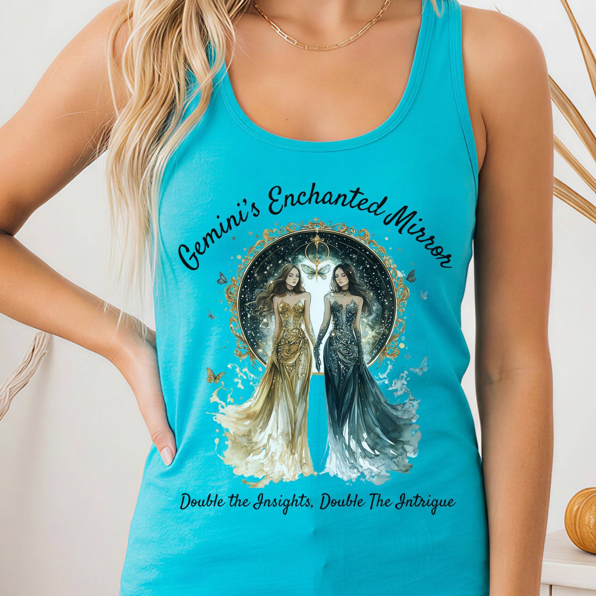 Tank Tops Solid Tahiti Blue / XS Design 153 Tank Top The Mystic Eden