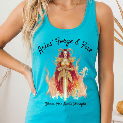 Tank Tops Solid Tahiti Blue / XS Design 155 Tank Top The Mystic Eden