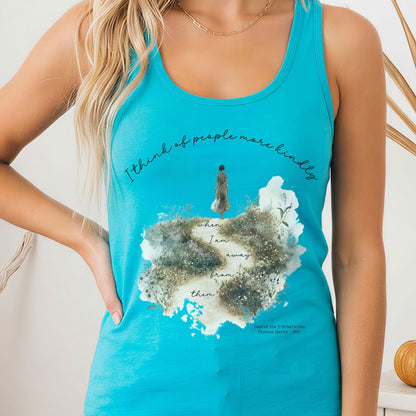 Tank Tops Solid Tahiti Blue / XS Design 166 Tank Top The Mystic Eden