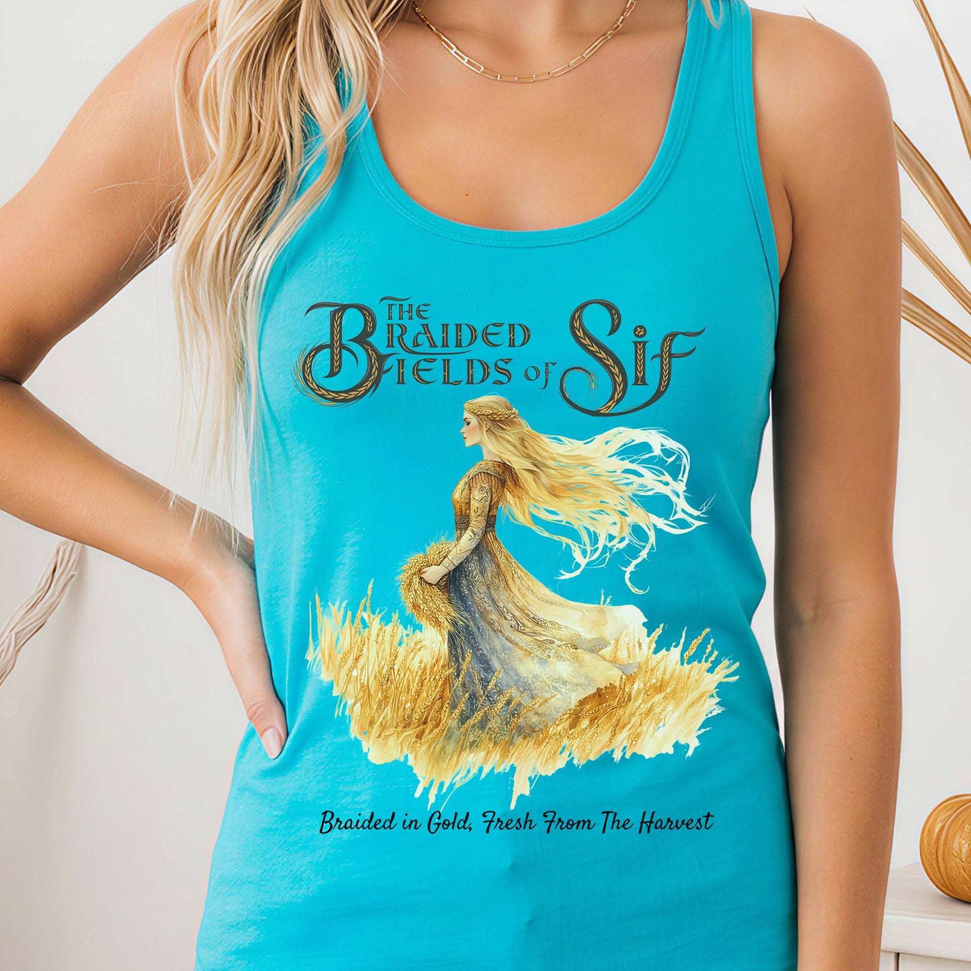 Tank Tops Solid Tahiti Blue / XS Design 171 Tank Top The Mystic Eden