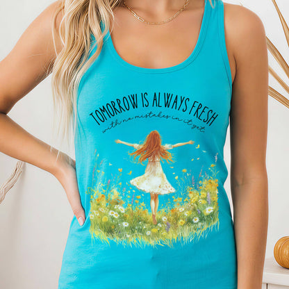 Tank Tops Solid Tahiti Blue / XS Design 172 Tank Top The Mystic Eden