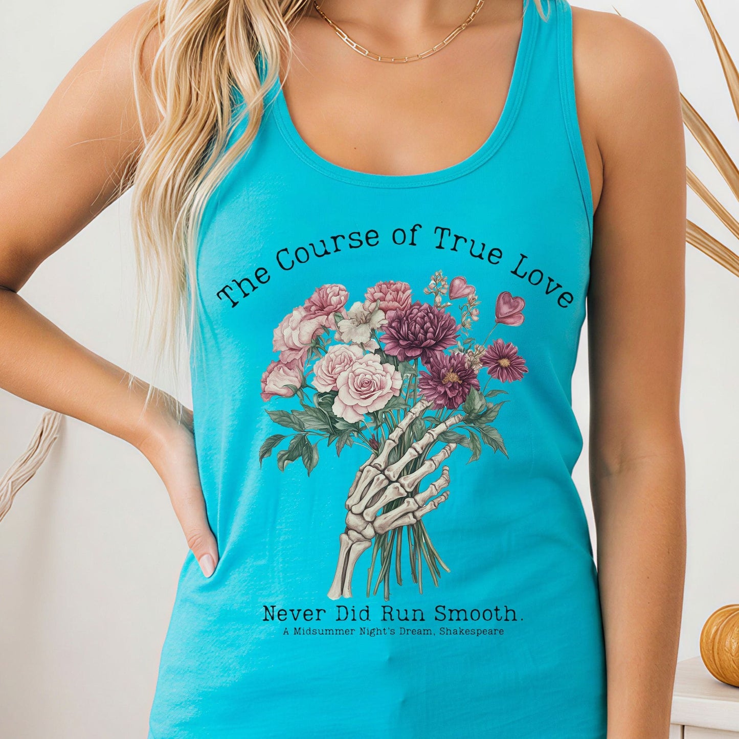 Tank Tops Solid Tahiti Blue / XS Design 185 Tank Top The Mystic Eden
